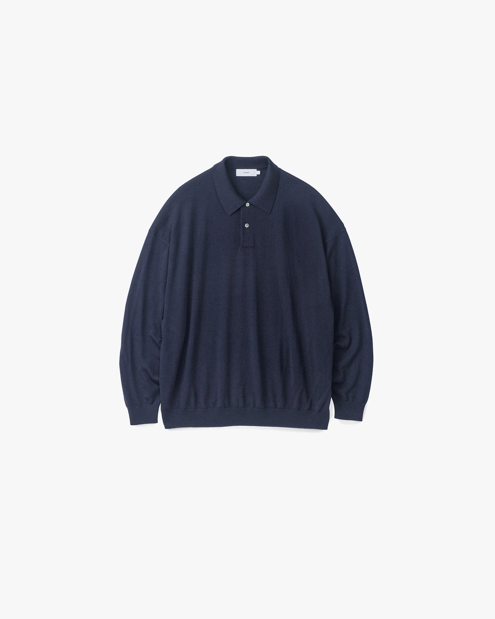 High Gauge Knit Oversized L/S Polo – Graphpaper