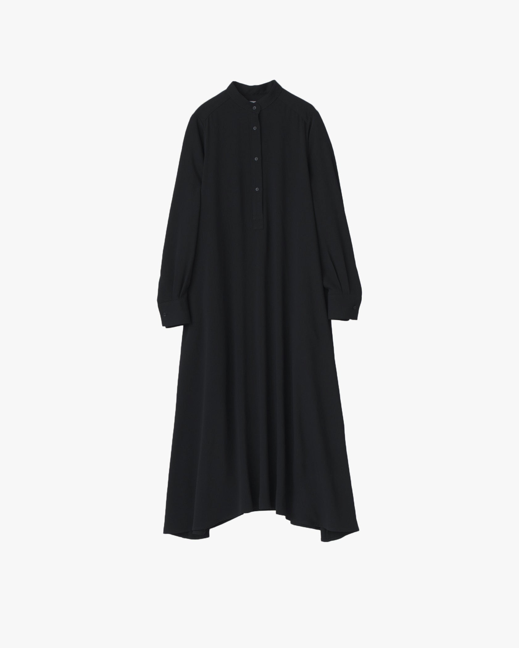 コメント失礼いたしますgraphpaper  Satin Band Collar Dress navy