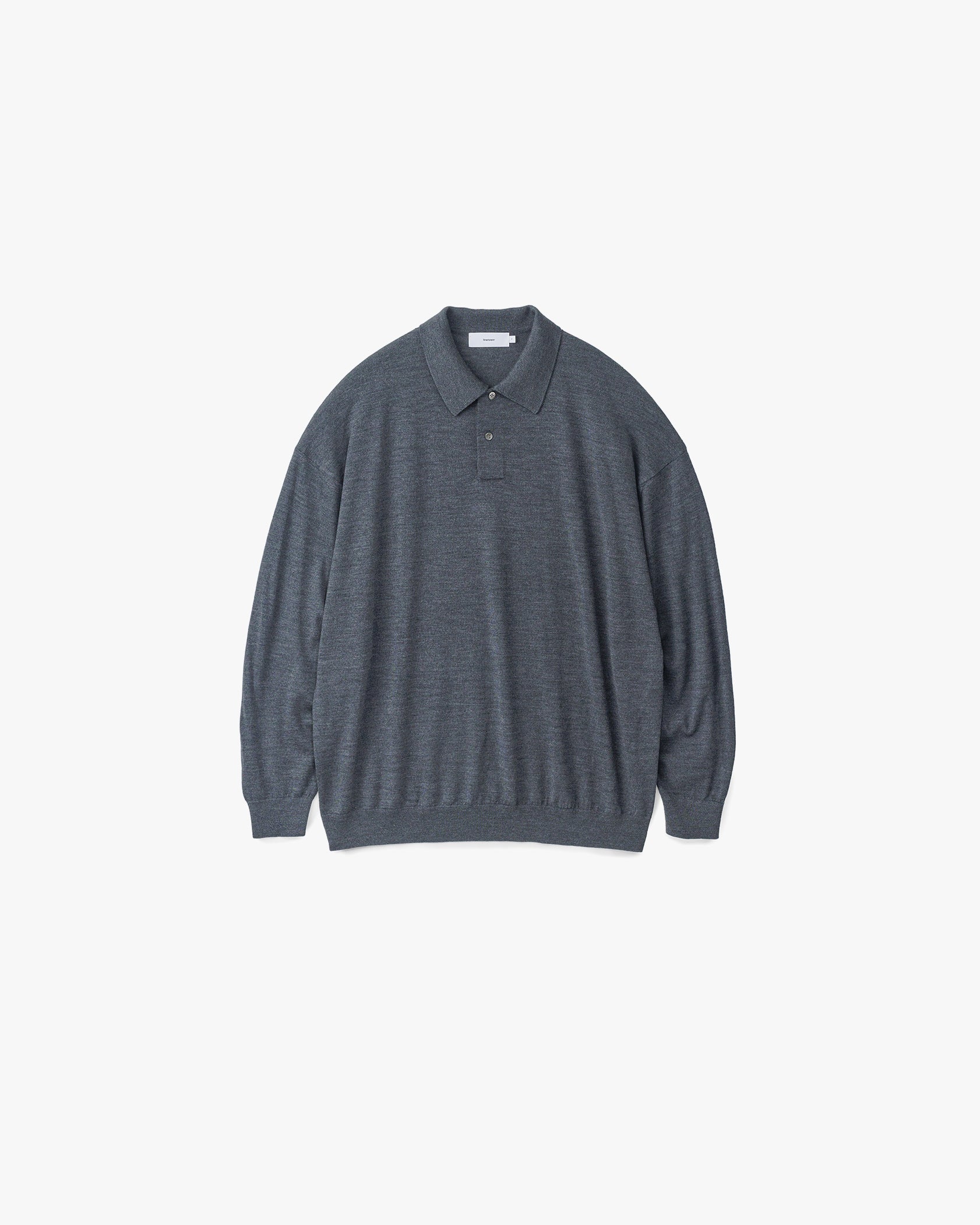 High Gauge Knit Oversized L/S Polo – Graphpaper