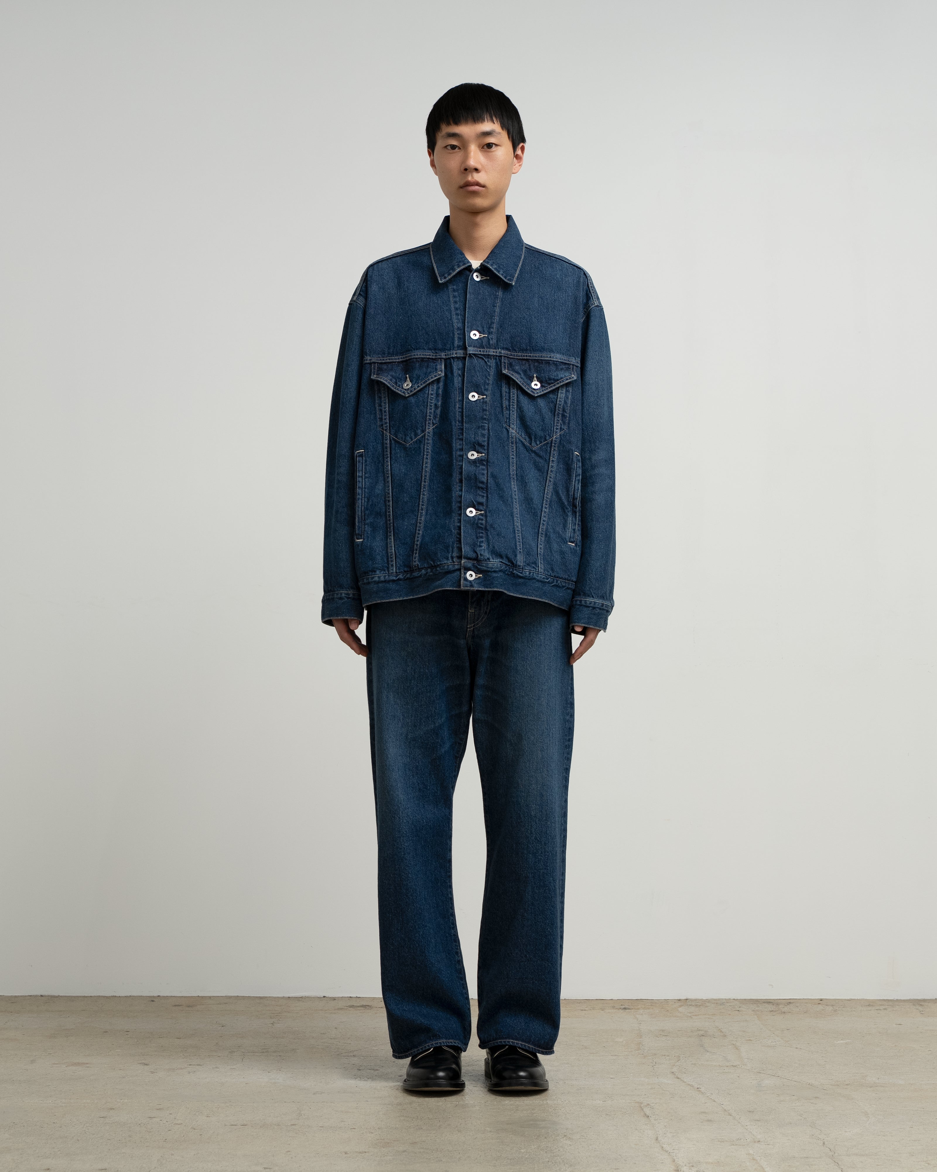 Recycled Cotton Denim Trucker Jacket – Graphpaper