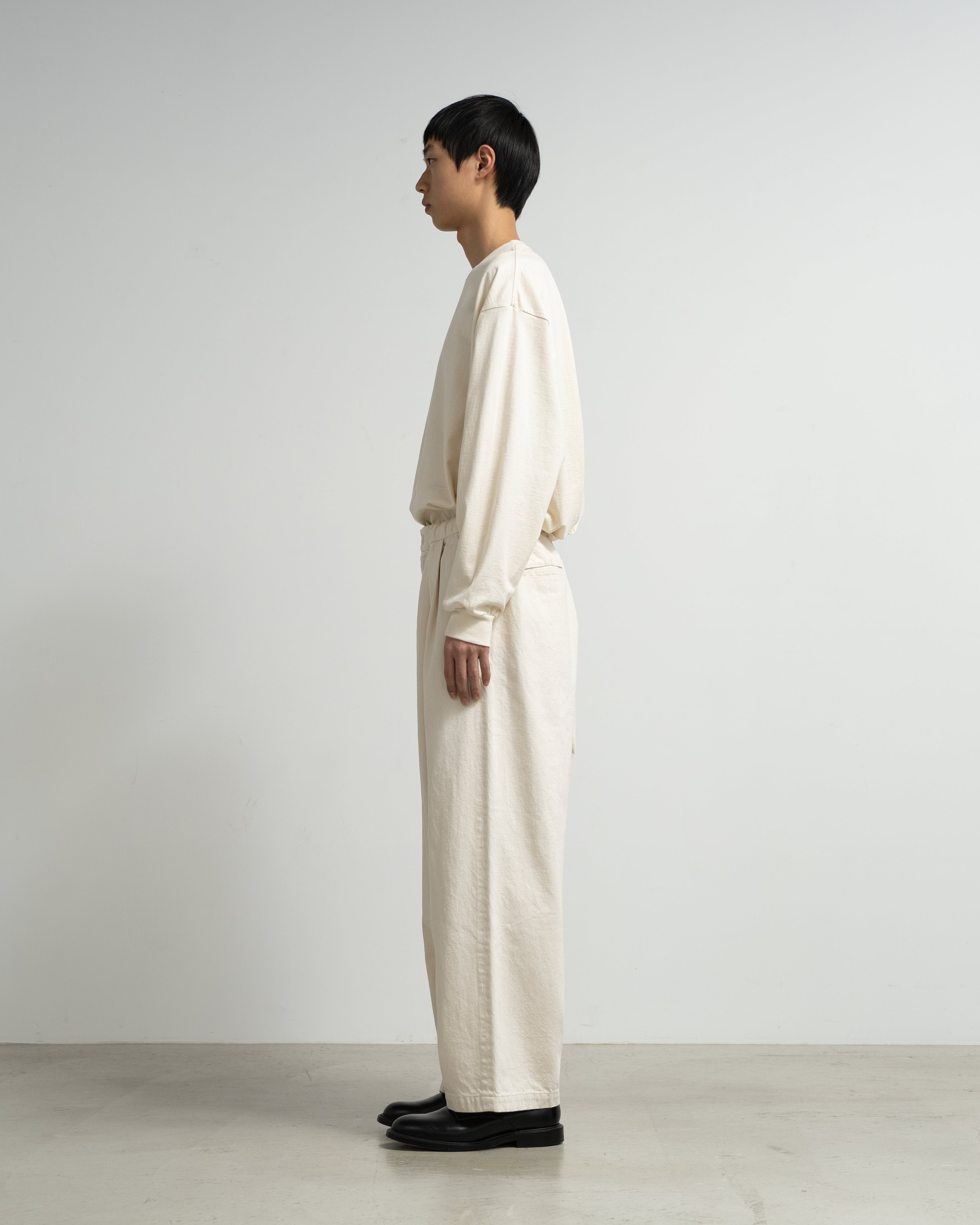 Recycled Cotton Twill Two Tuck Easy Pants – Graphpaper