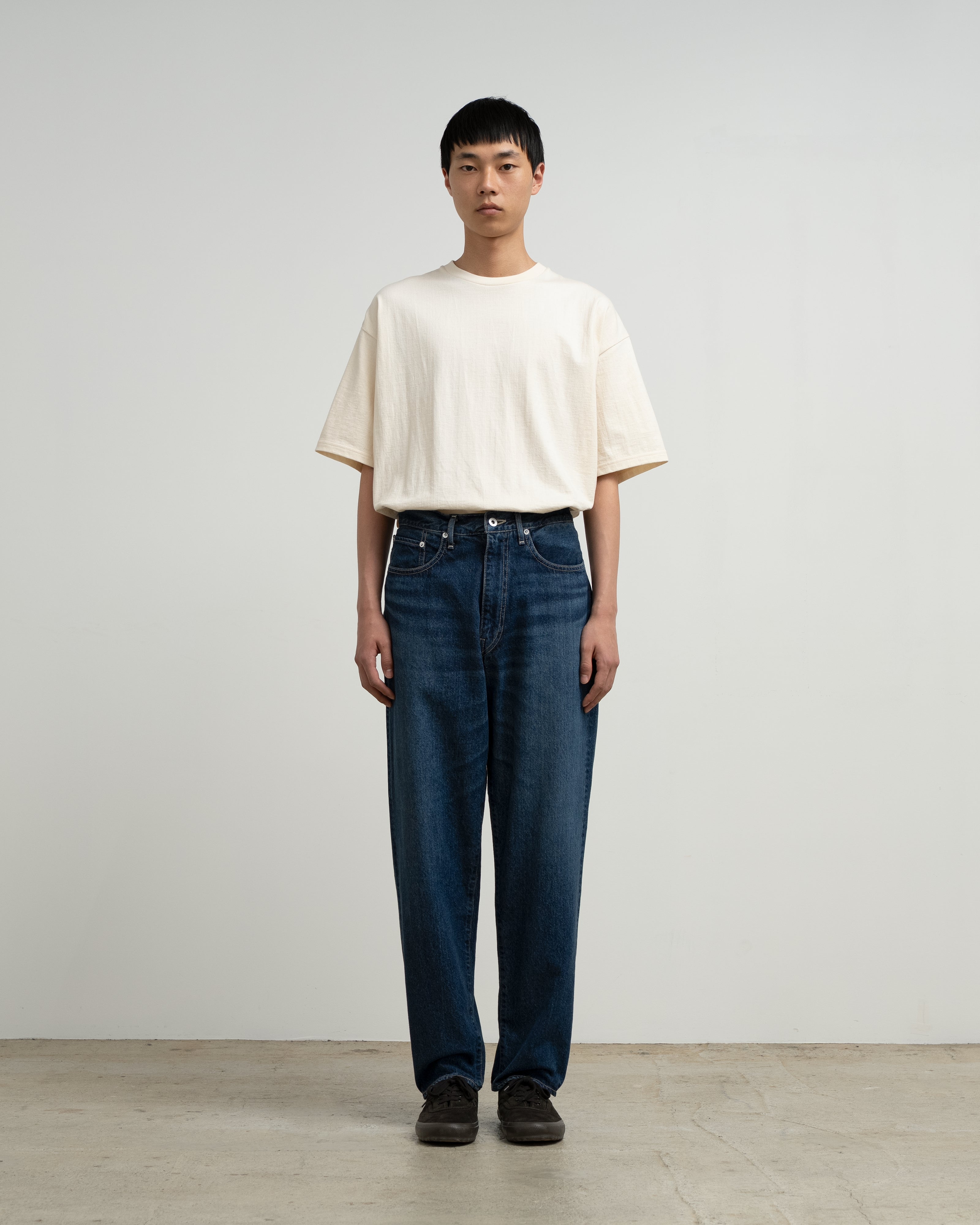 Recycled Cotton Denim Five Pocket Tapered Pants – Graphpaper
