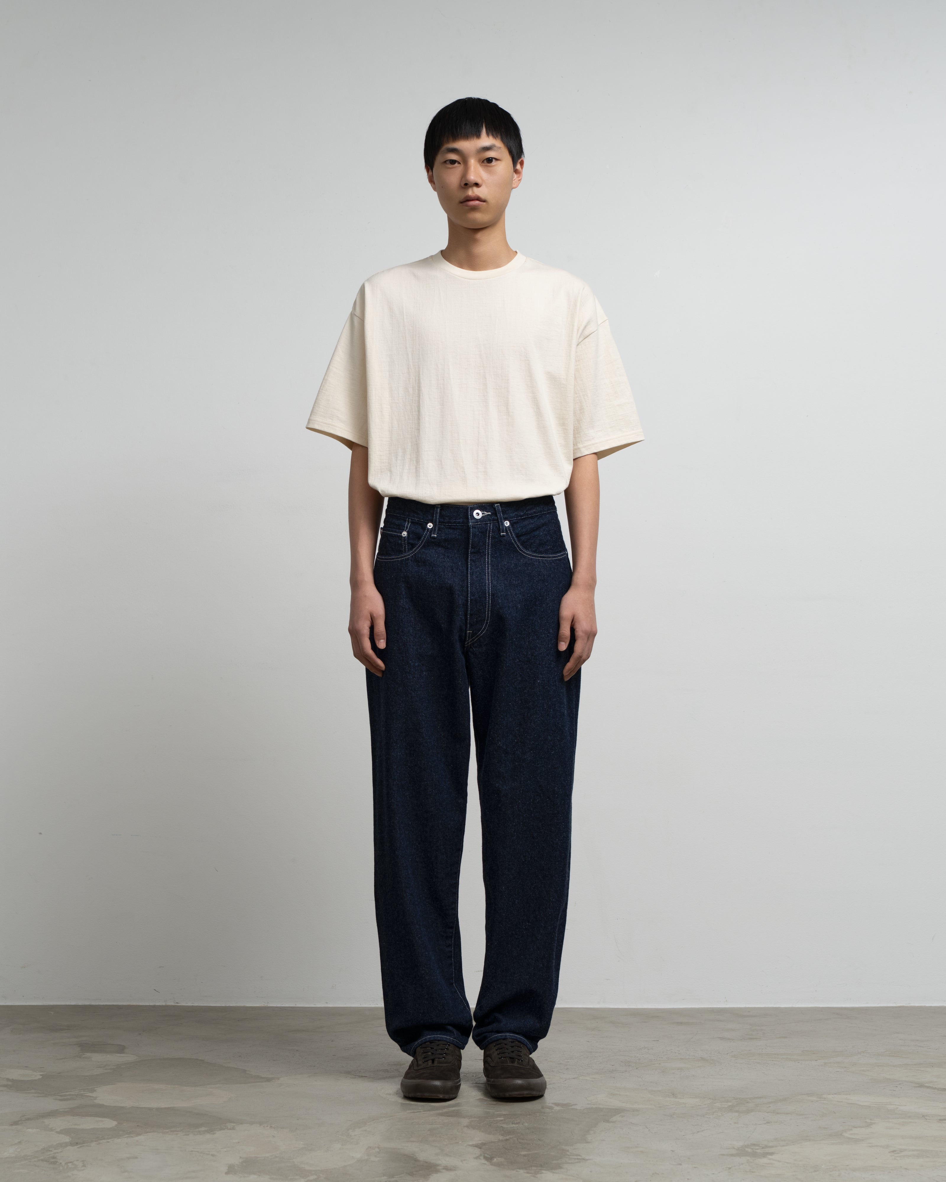 Recycled Cotton Denim Five Pocket Tapered Pants – Graphpaper