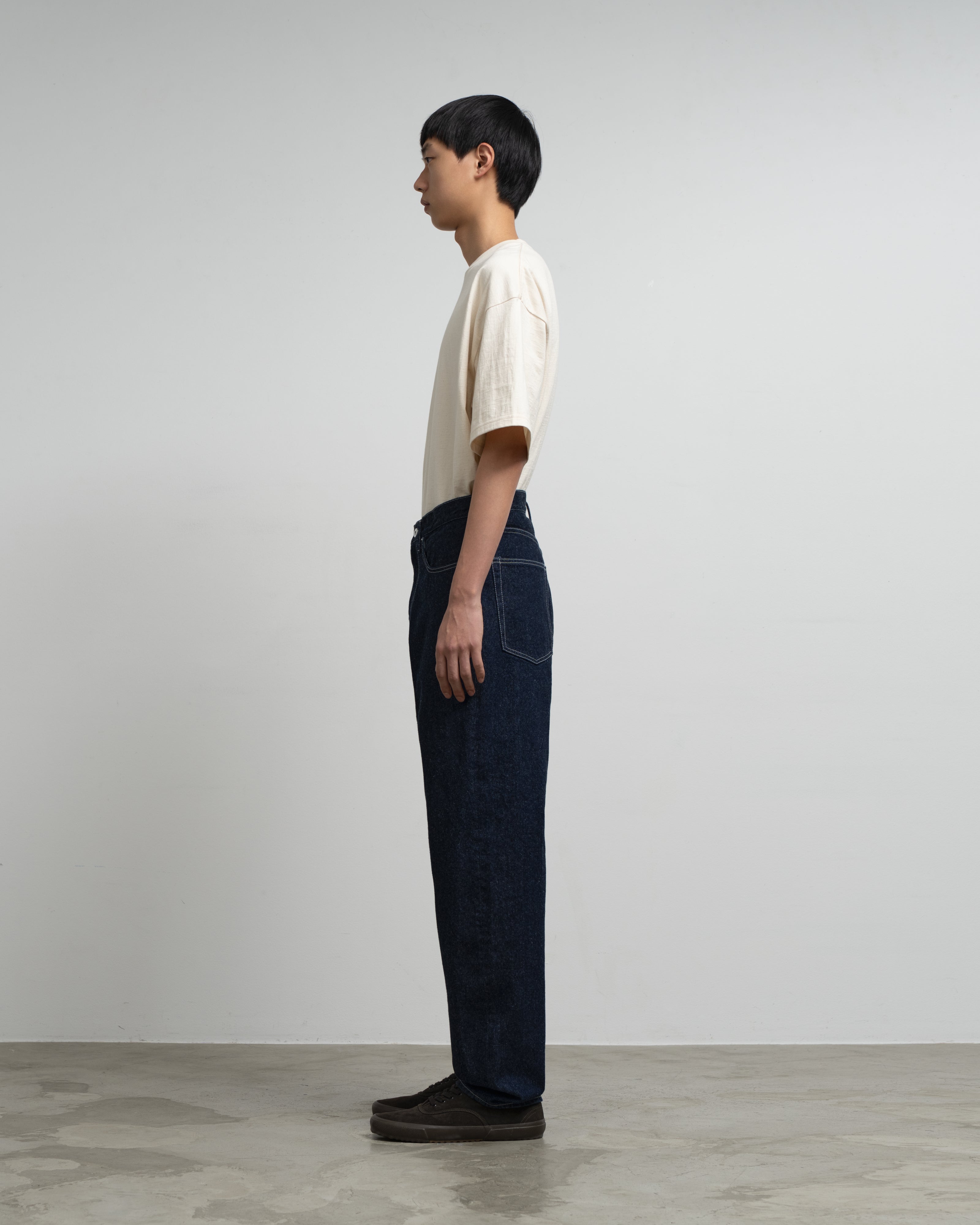 Recycled Cotton Denim Five Pocket Tapered Pants – Graphpaper