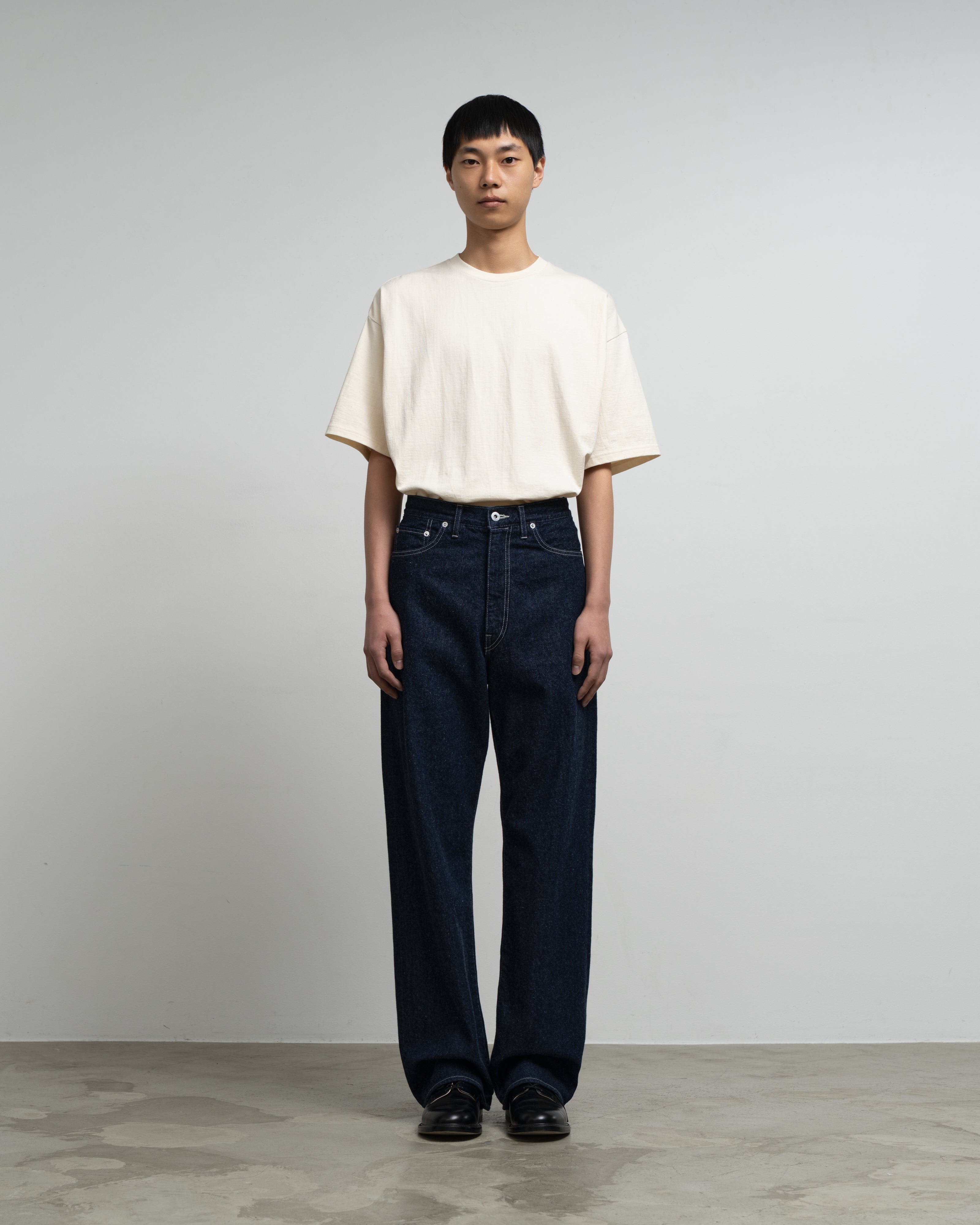 Recycled Cotton Denim Five Pocket Wide Straight Pants – Graphpaper