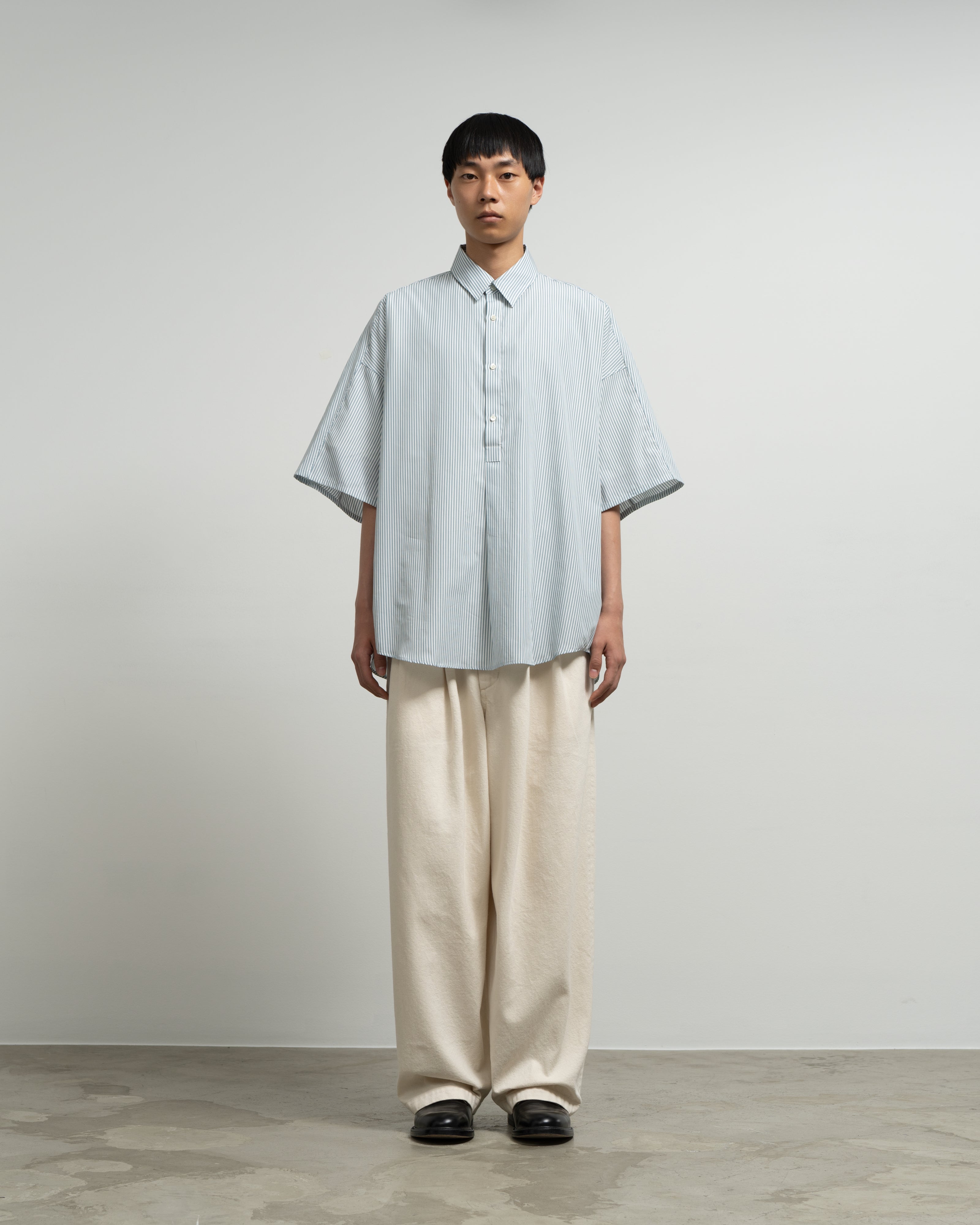Broad Stripe S/S Pullover Shirt – Graphpaper