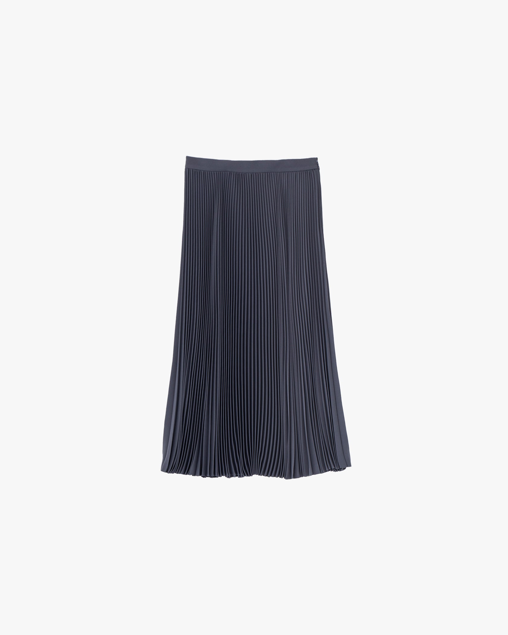 Satin Pleats Skirt