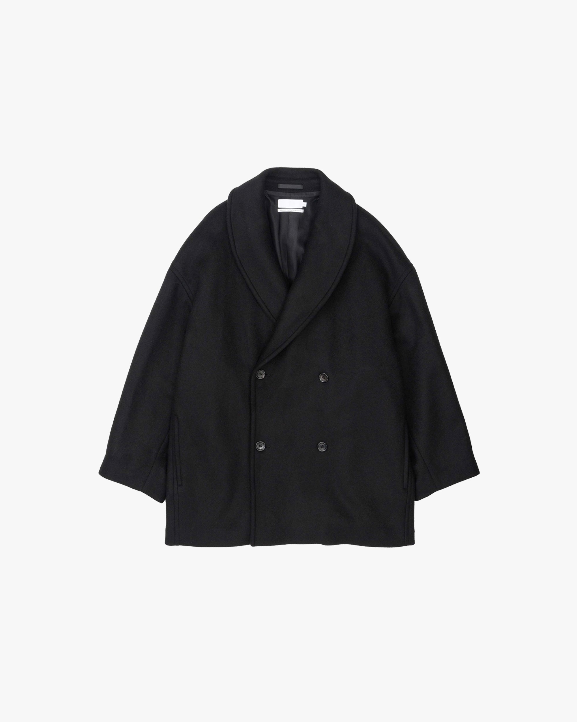 Light Melton Shawl Collar Coat [Women] – Graphpaper