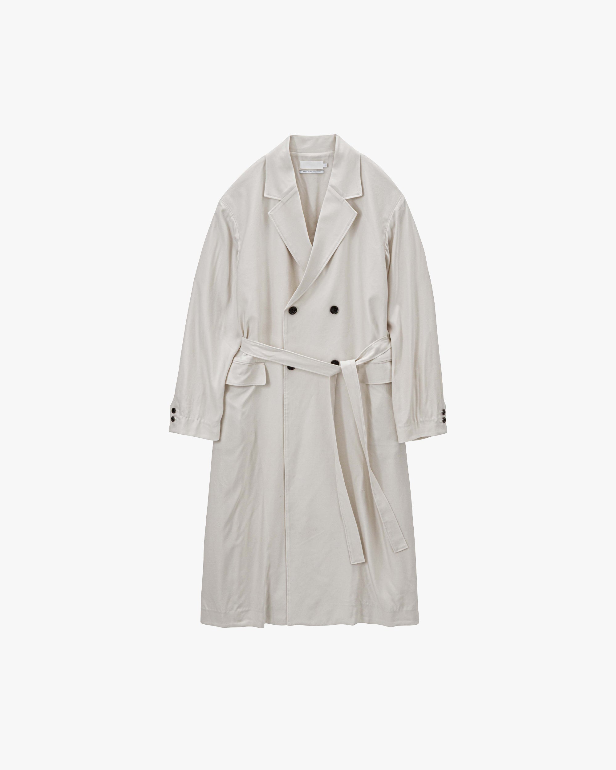 Viscose Cupro Back Satin Oversized Coat – Graphpaper