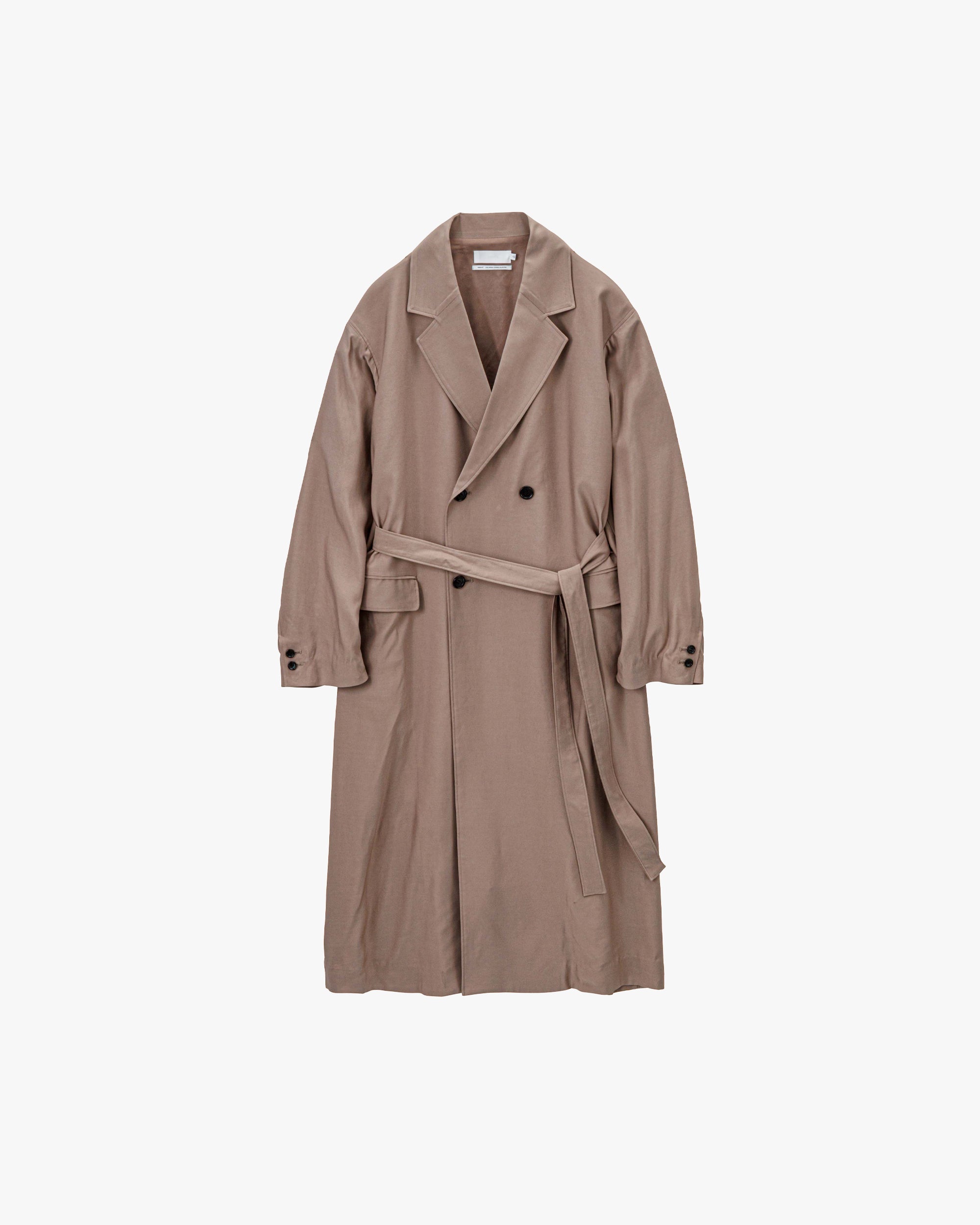 Viscose Cupro Back Satin Oversized Coat – Graphpaper