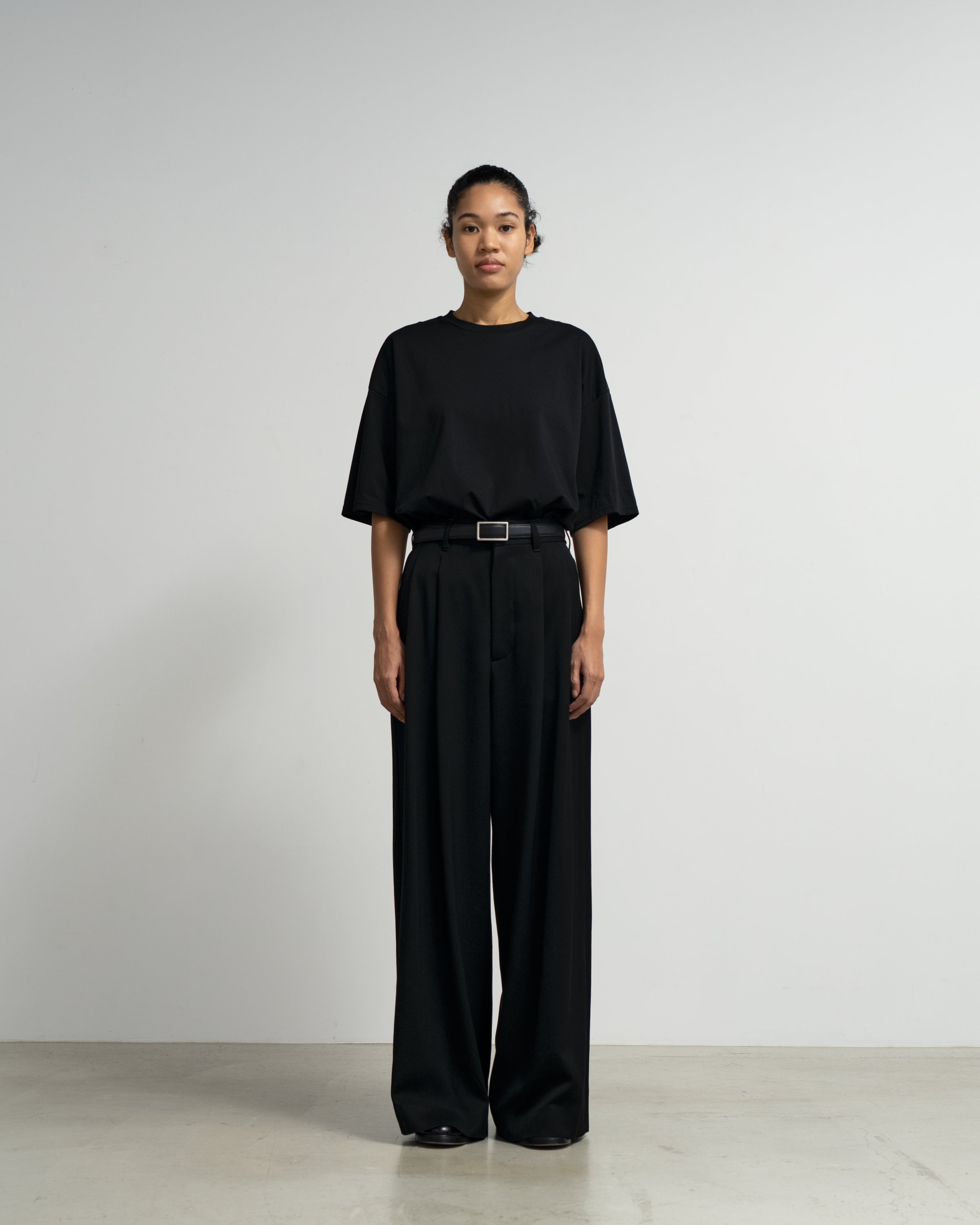 Wool Doeskin Two Tuck Wide Pants – Graphpaper