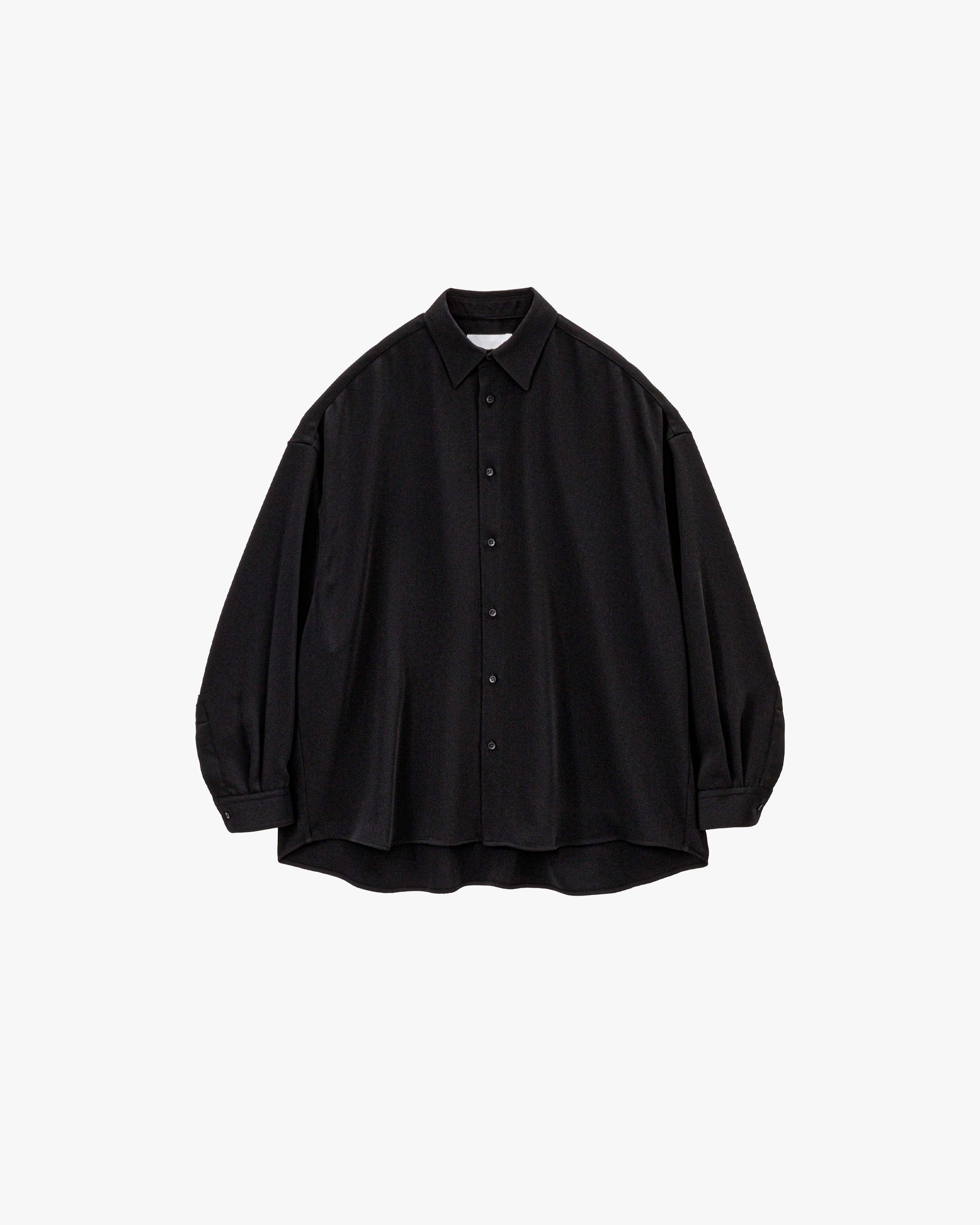 Satin Oversized Regular Collar Shirt – Graphpaper