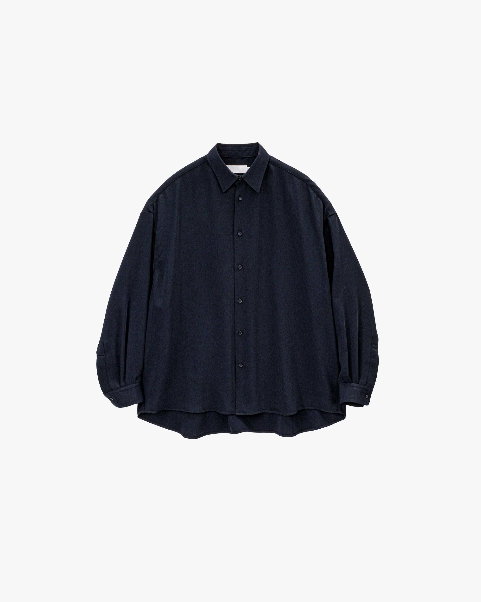 ღページ Satin Oversized Regular Collar Shirt – Graphpaper