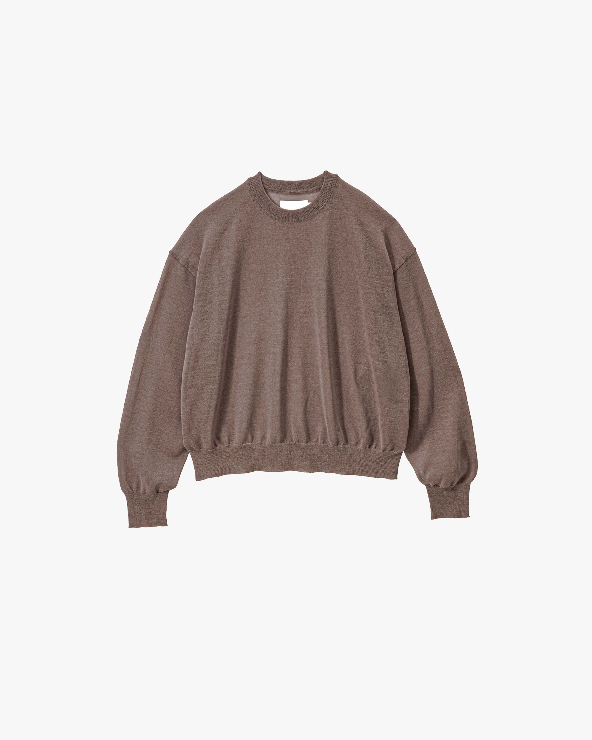 Coiled Wool Nylon Oversized Crew Neck Knit – Graphpaper