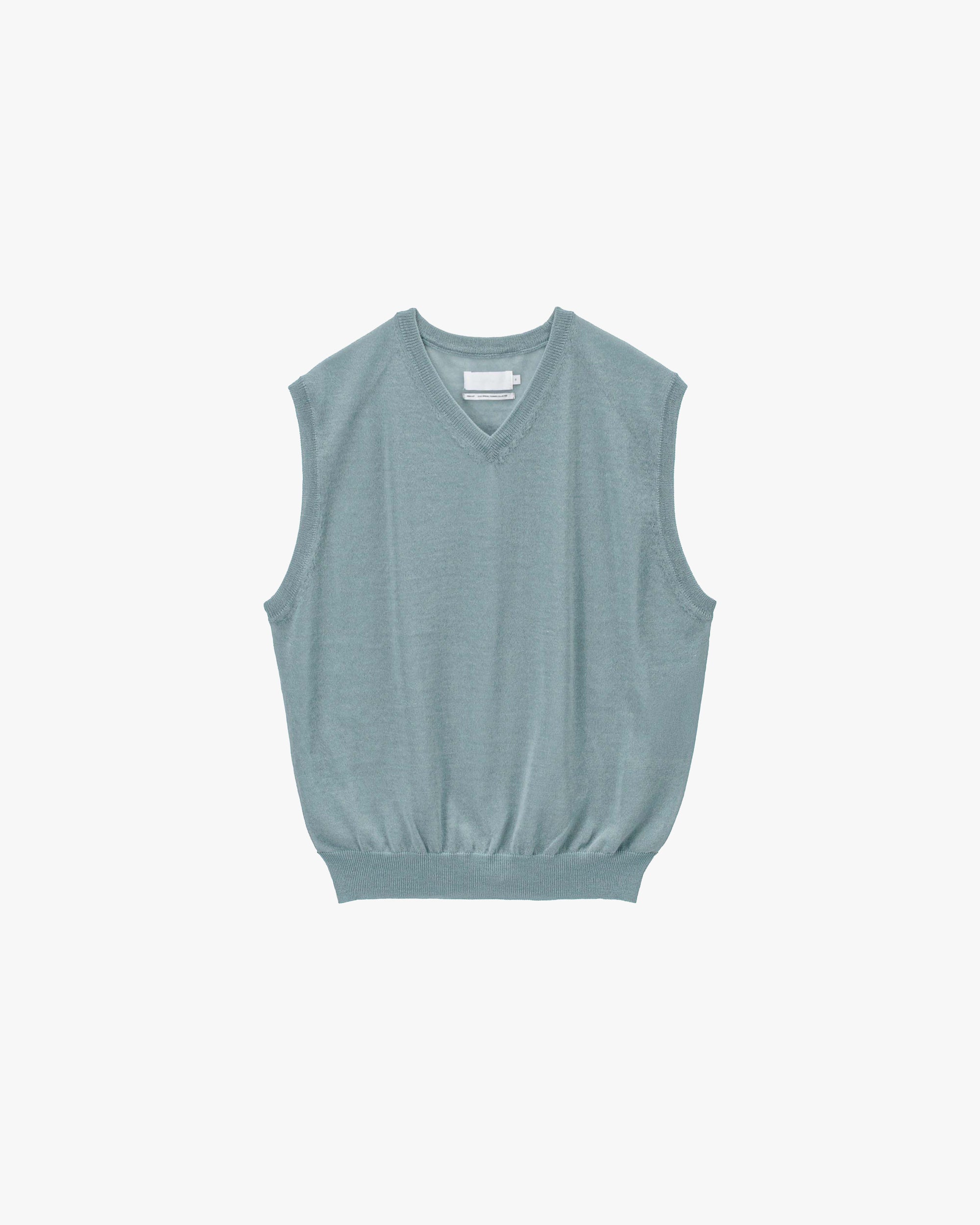 Coiled Wool Nylon V Neck Knit Vest – Graphpaper