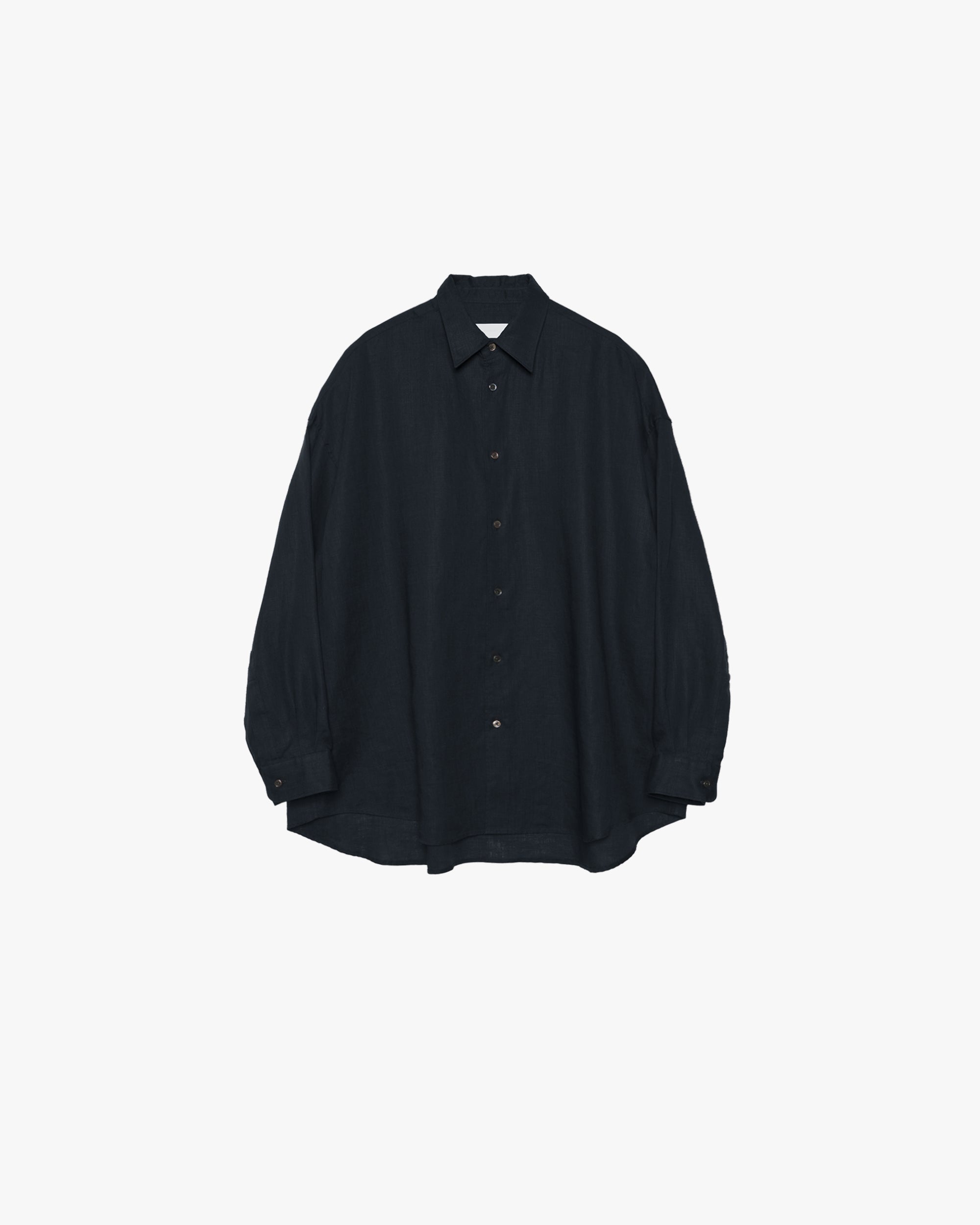 Linen L/S Oversized Regular Collar Shirt – Graphpaper