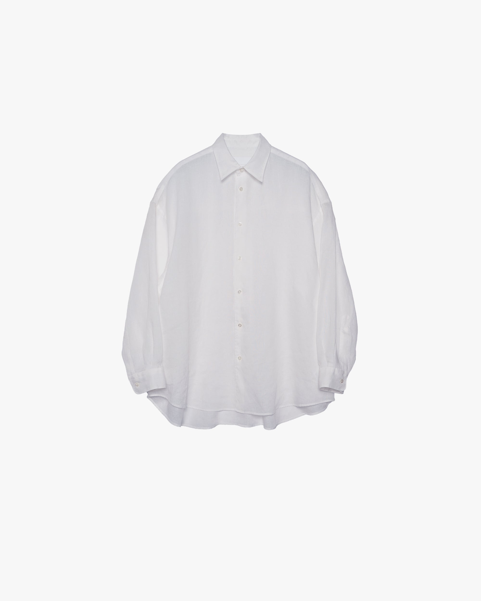 Linen L/S Oversized Regular Collar Shirt – Graphpaper