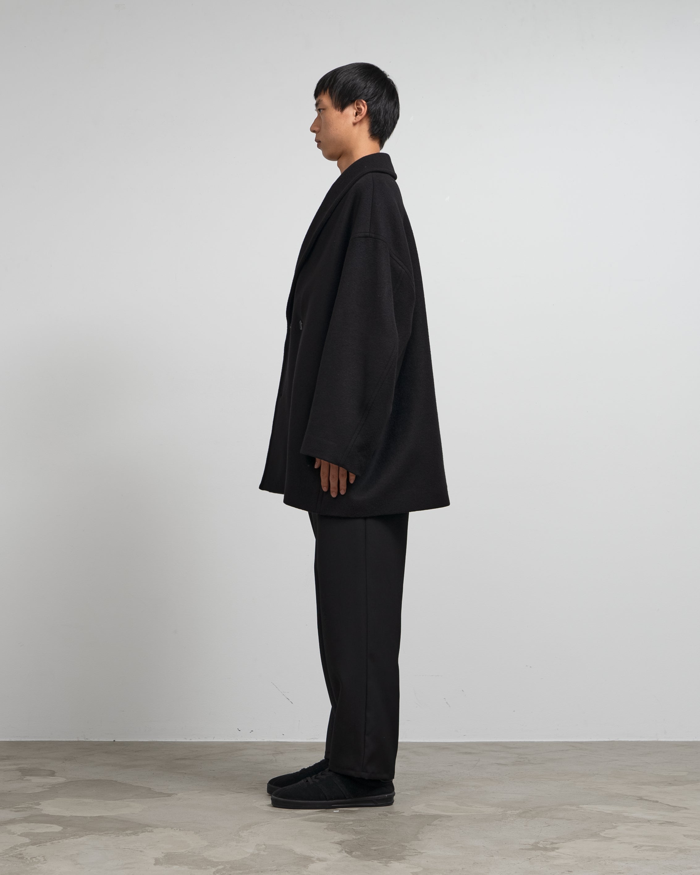 Light Melton Shawl Collar Coat – Graphpaper