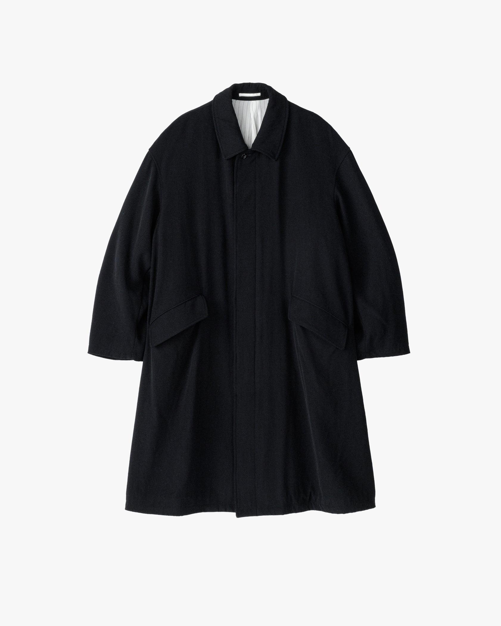 B14879 キャピタル グラデーションフーデッドPコート インディゴ染 1