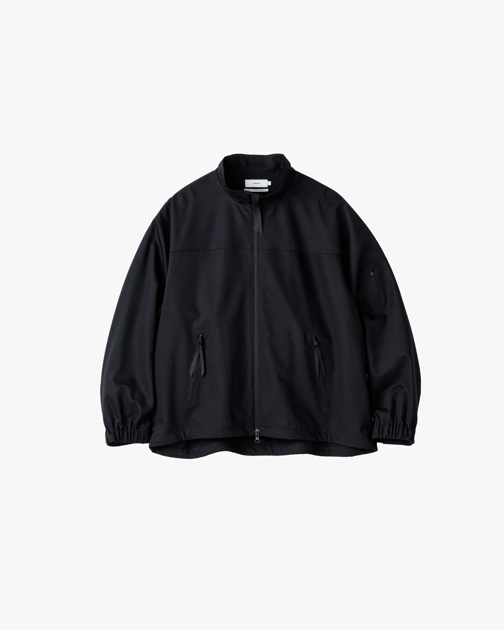 Wool Nylon Gabardine Shell Jacket