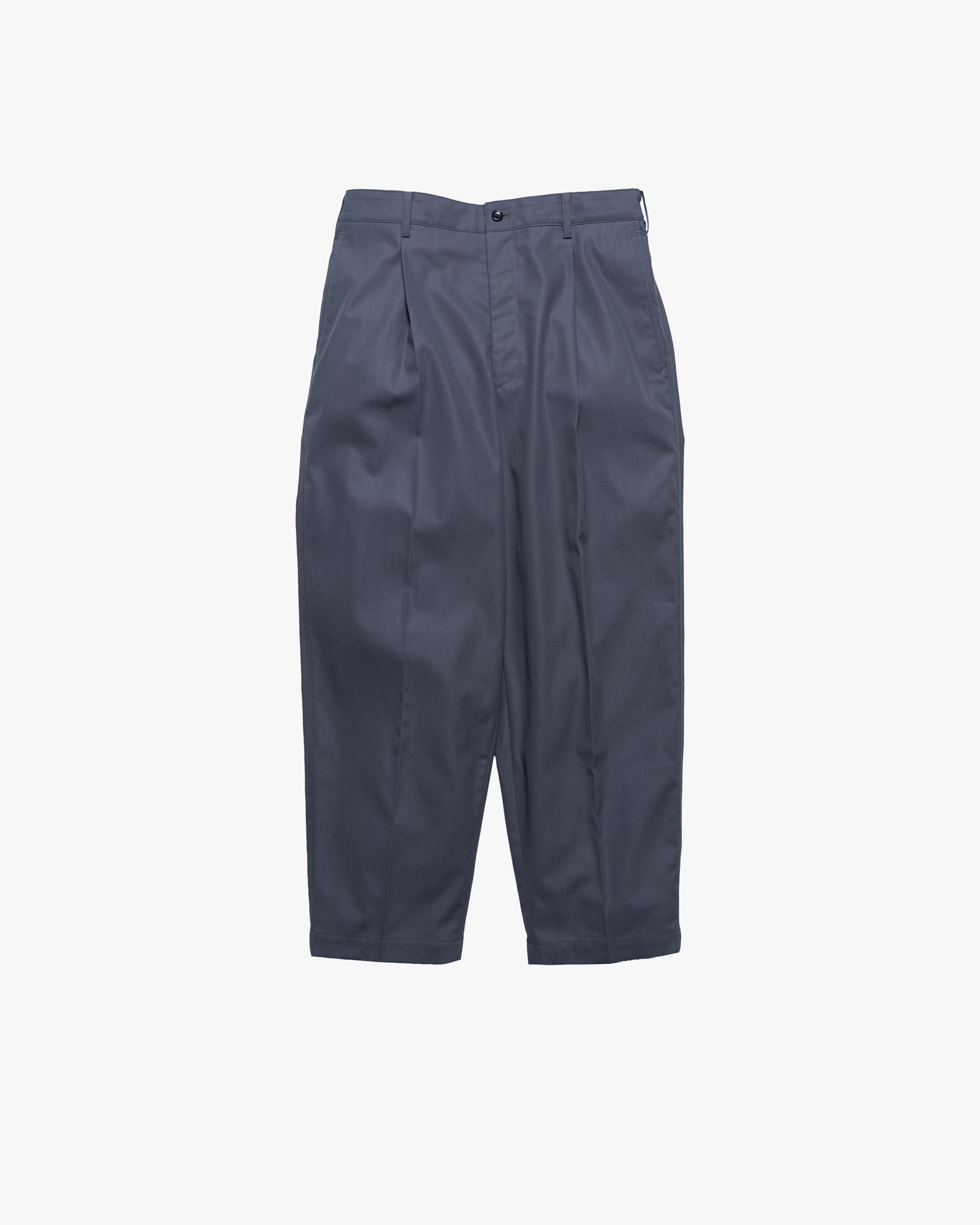 Wooly Cotton Twill Wide Tapered Slacks – Graphpaper