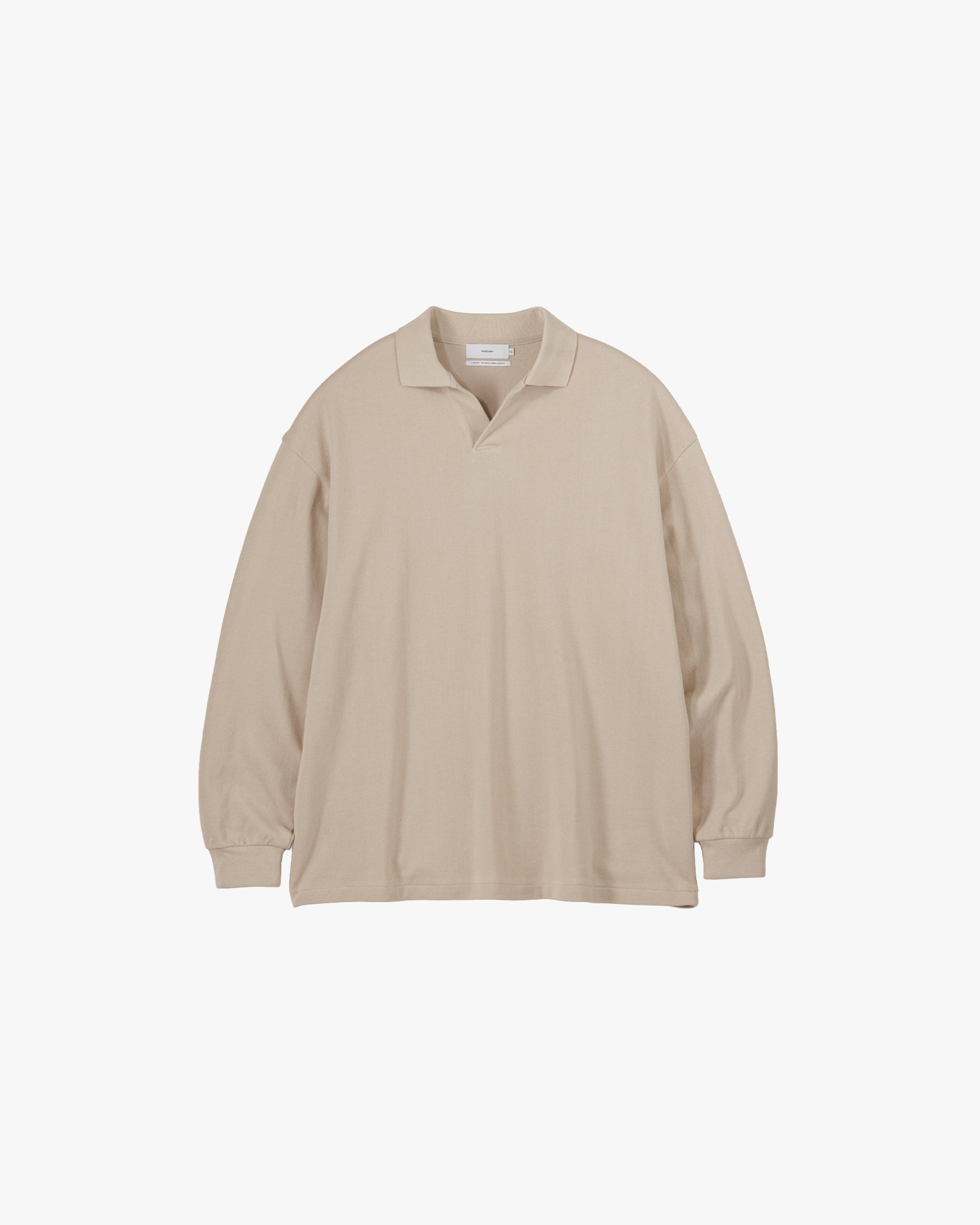 最安値 Pique Cotton Jersey Graphpaper – Polo Skipper L/S トップス