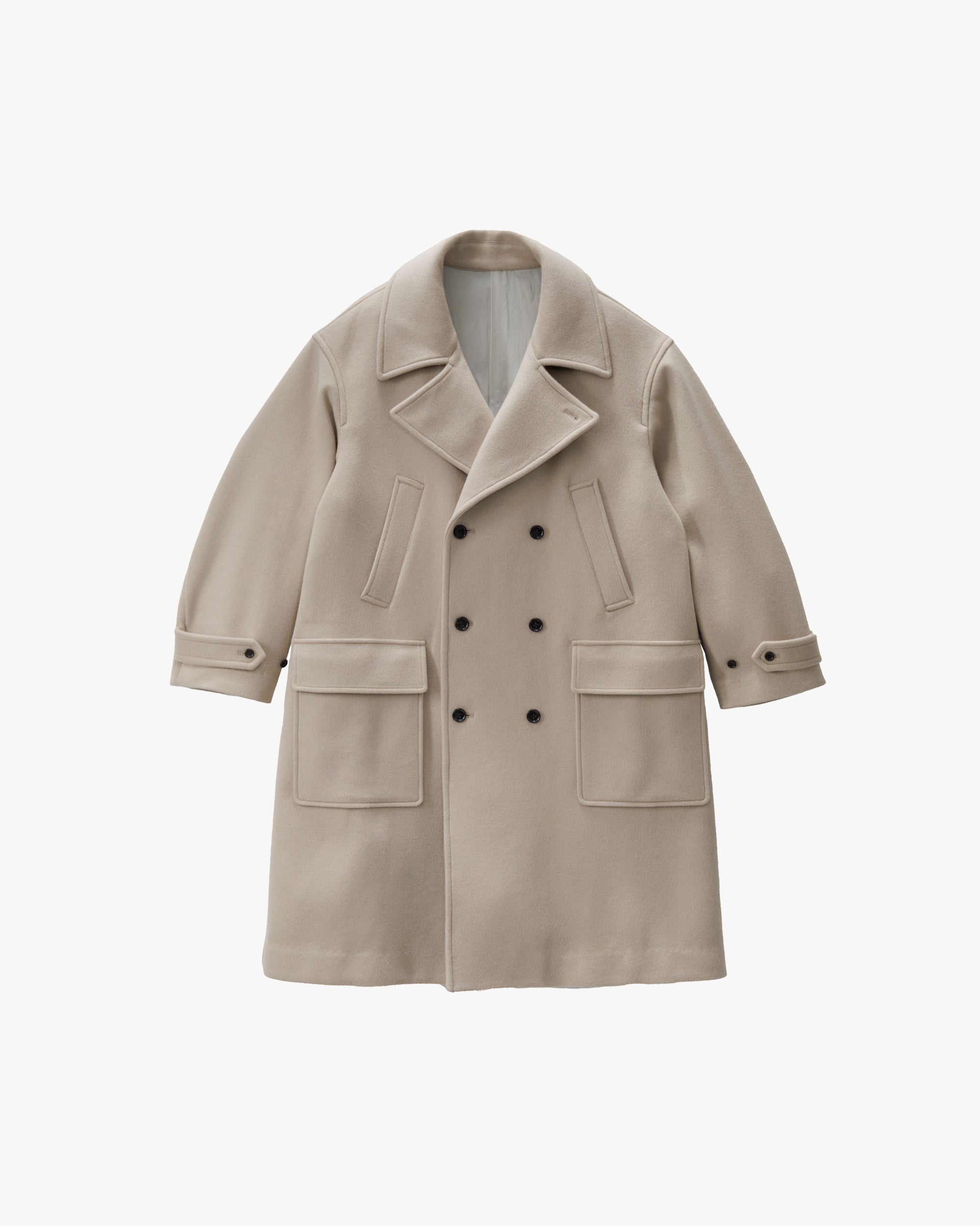 Light Melton Pea Coat – Graphpaper