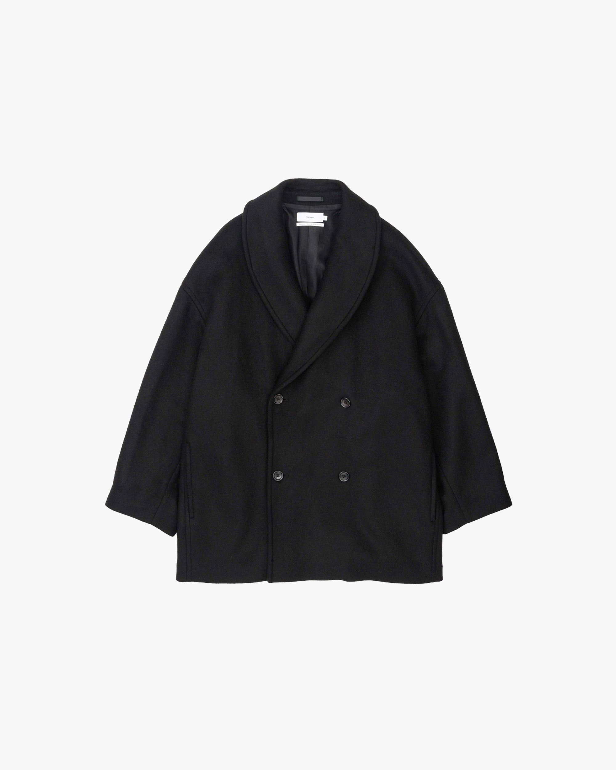 Light Melton Shawl Collar Coat – Graphpaper