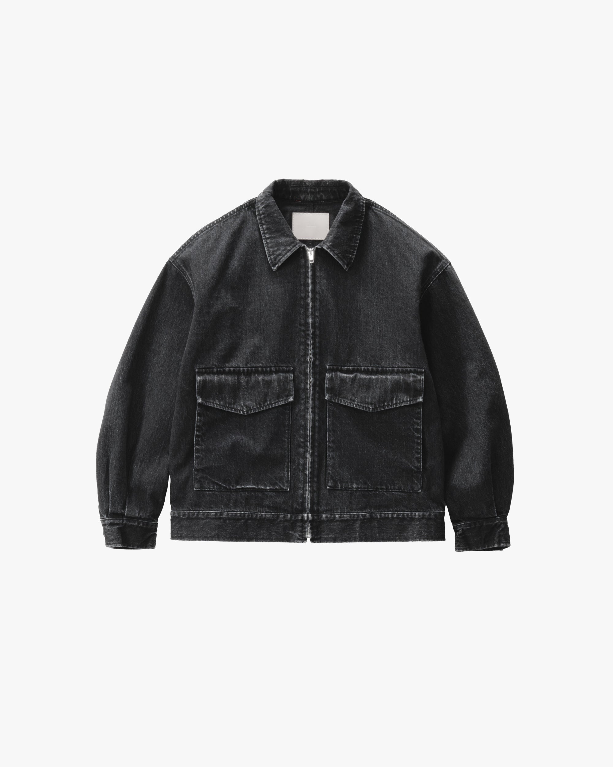 Selvage Denim Zip Jacket -DARK FADE - – Graphpaper