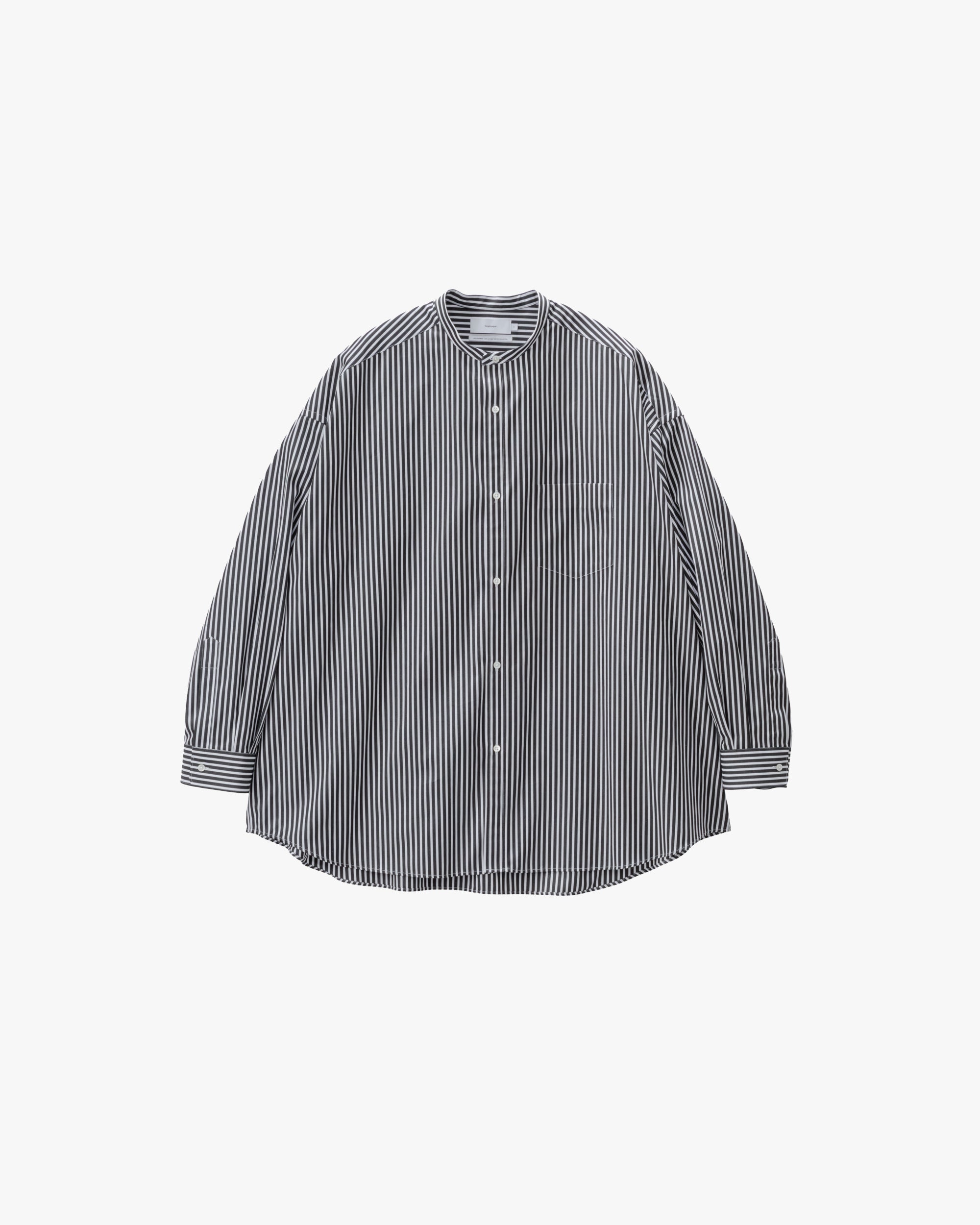 トップス Graphpaper Oversized Band Collar Shirt Graphpaper Linen L/S Oversized Band Collar Shirt – Chum!
