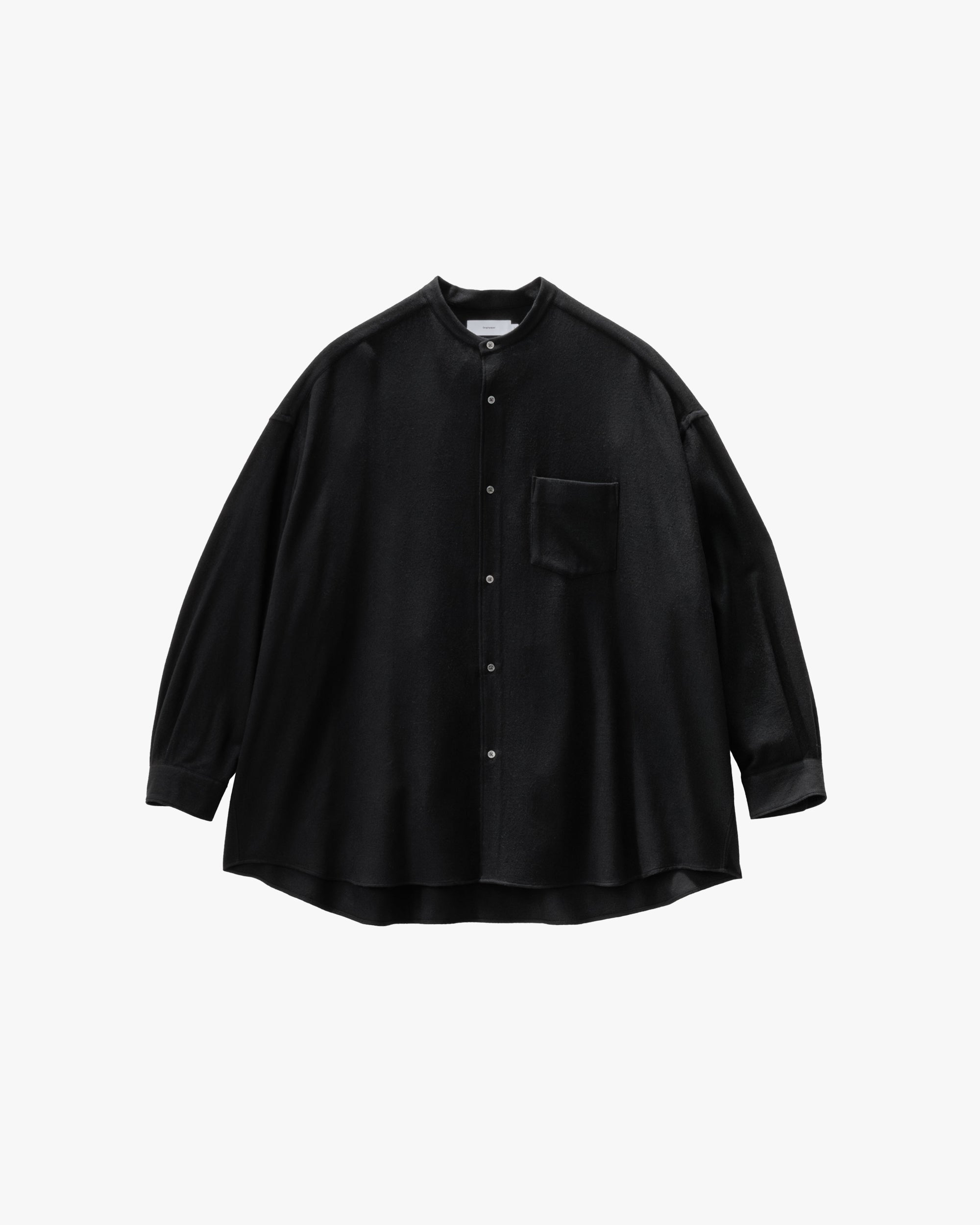 トップス graphpaper oversized band collar shirt Graphpaper (グラフペーパー) Oxford Oversized Band Collar
