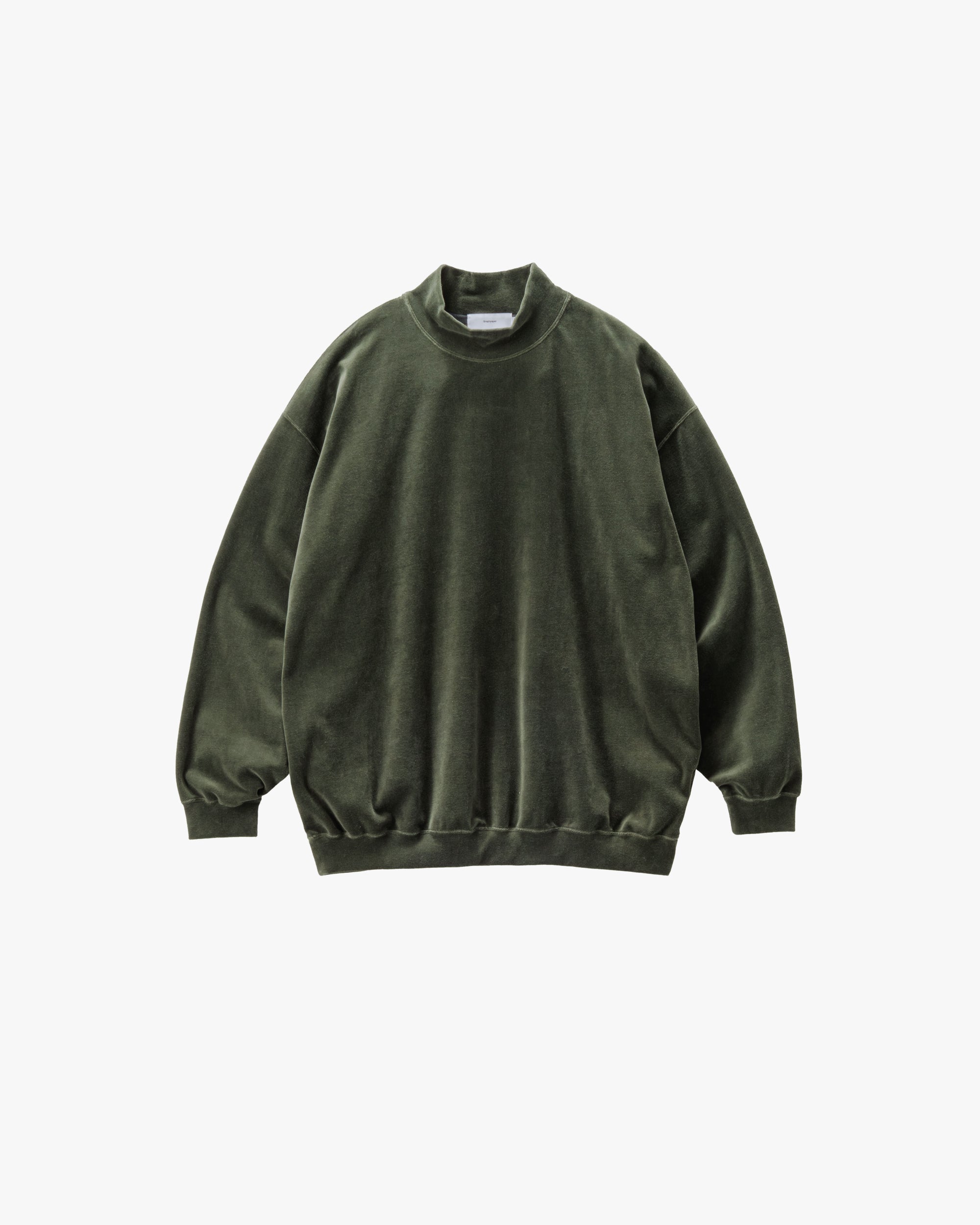 トップス graphpaper Compact Velour Mock Neck Graphpaper』