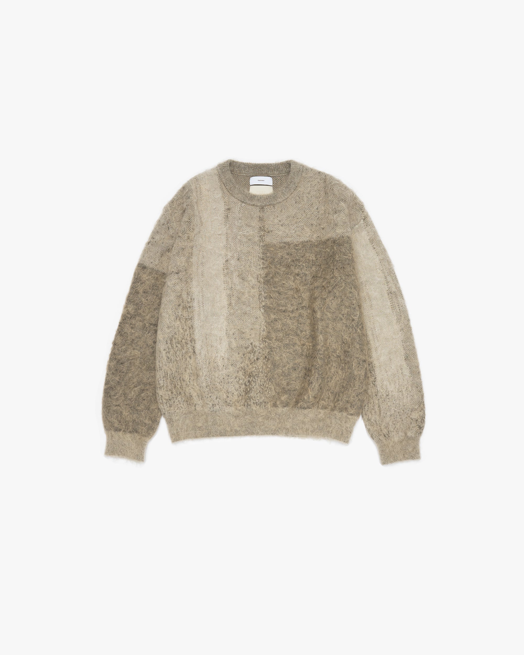トップス Graphpaper Jacquard Crew Neck Graphpaper) Jacquard Crew Neck (GU233-80281) | Graphpaper