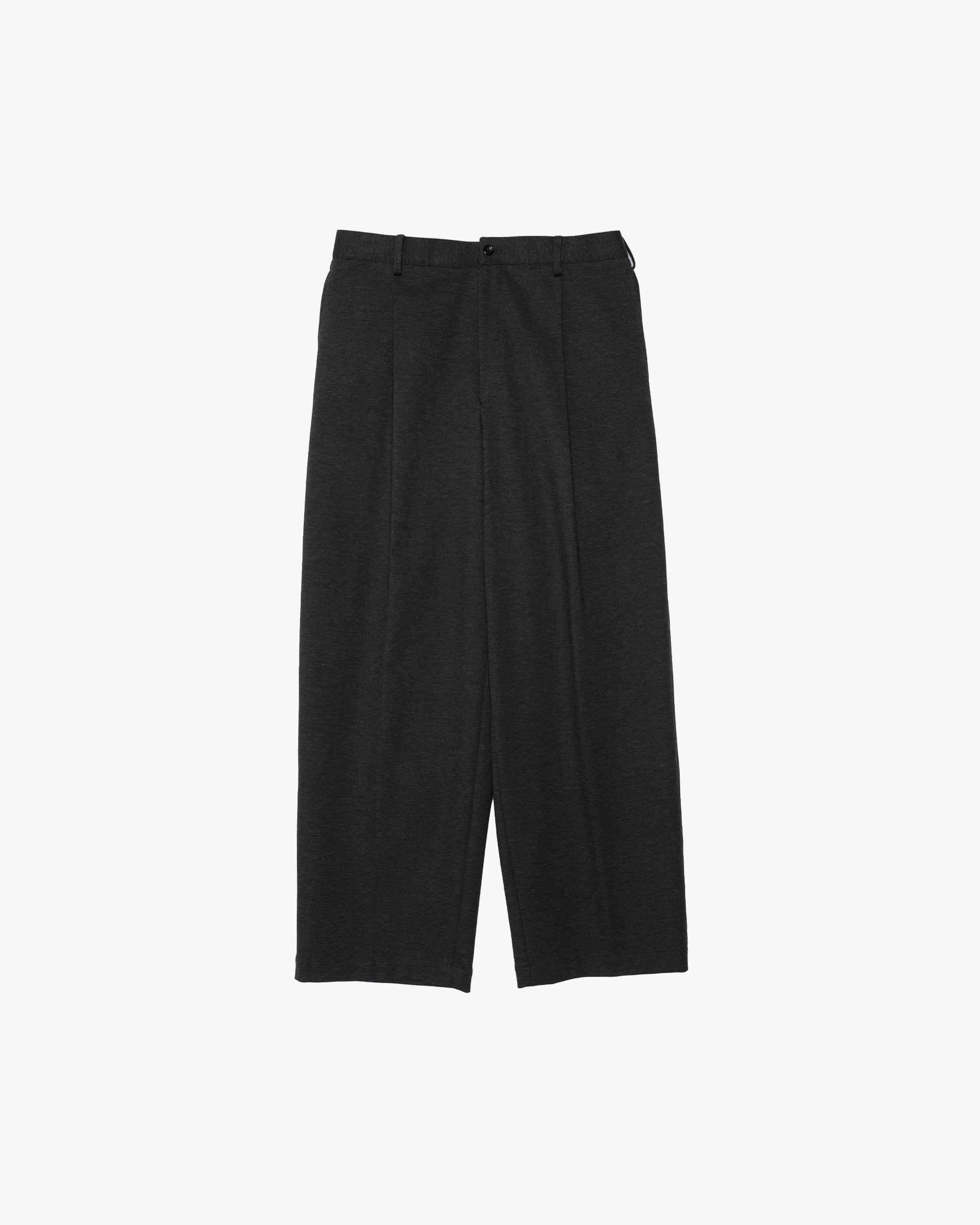 SIDOGRAS Melange Ponte Wide Slacks – Graphpaper