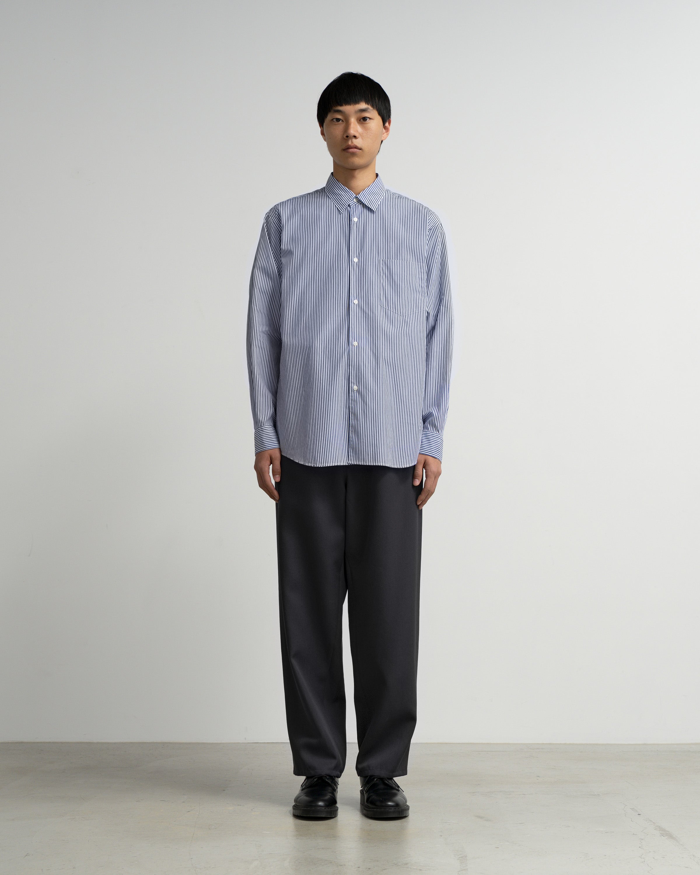 Broad Stripe Regular Collar Shirt – Graphpaper