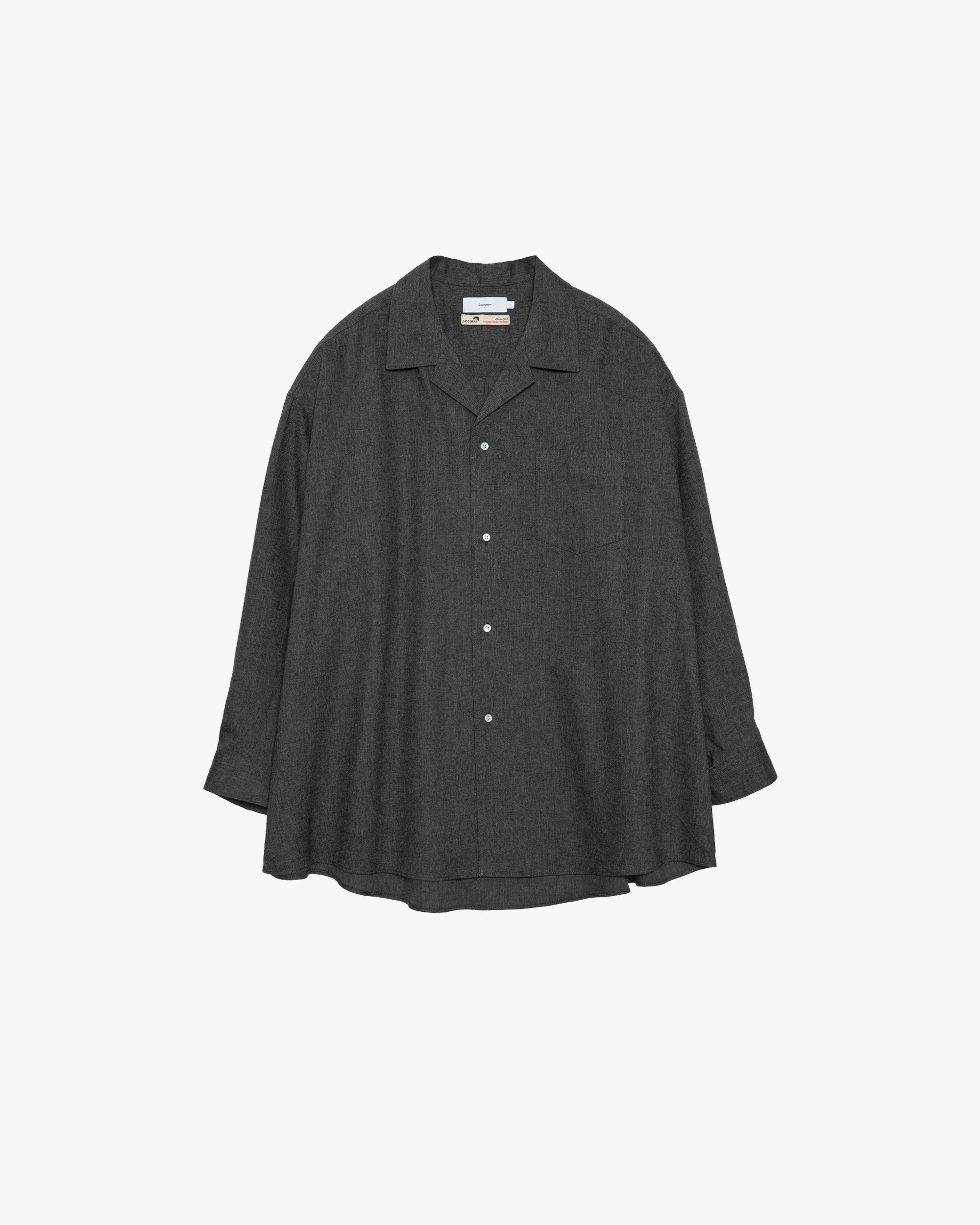 SIDOGRAS Cotton Herringbone Flannel Sleeping Shirt – Graphpaper