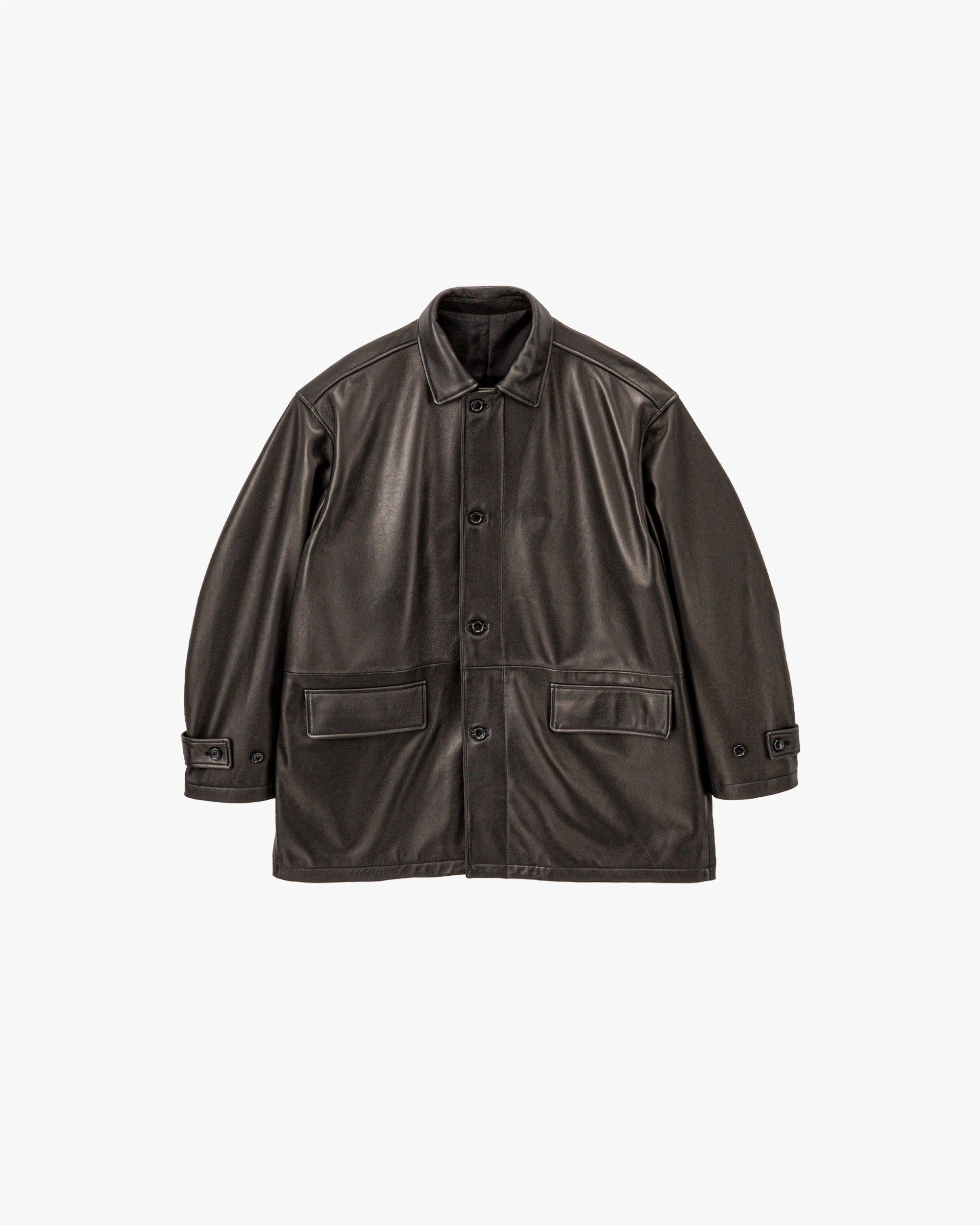 ジャケット・アウター Graphpaper 26SS Lamb Leather Car Coat Lamb Leather Car Coat – Graphpaper