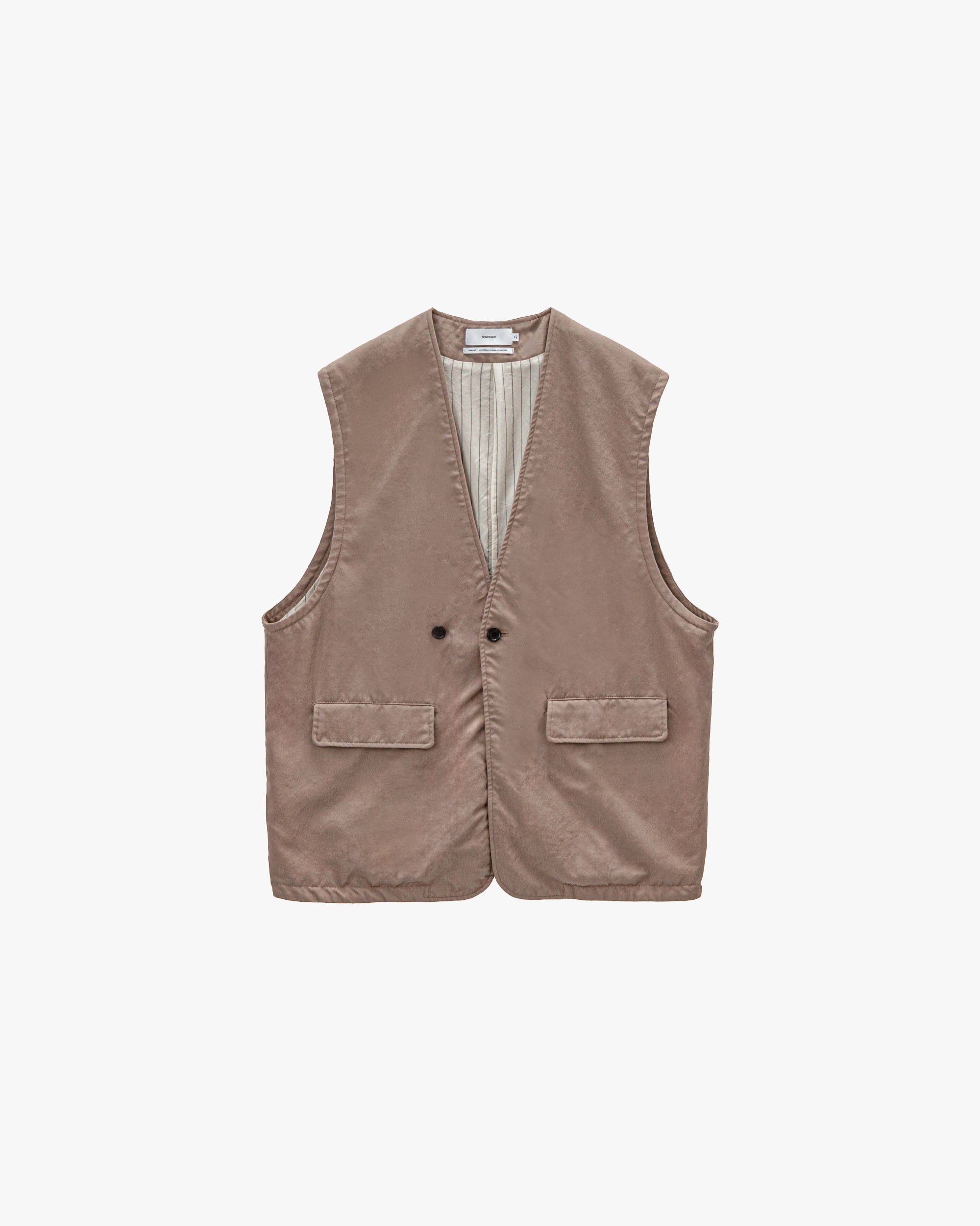 Fulled Wool Twill Adjustable Vest – Graphpaper