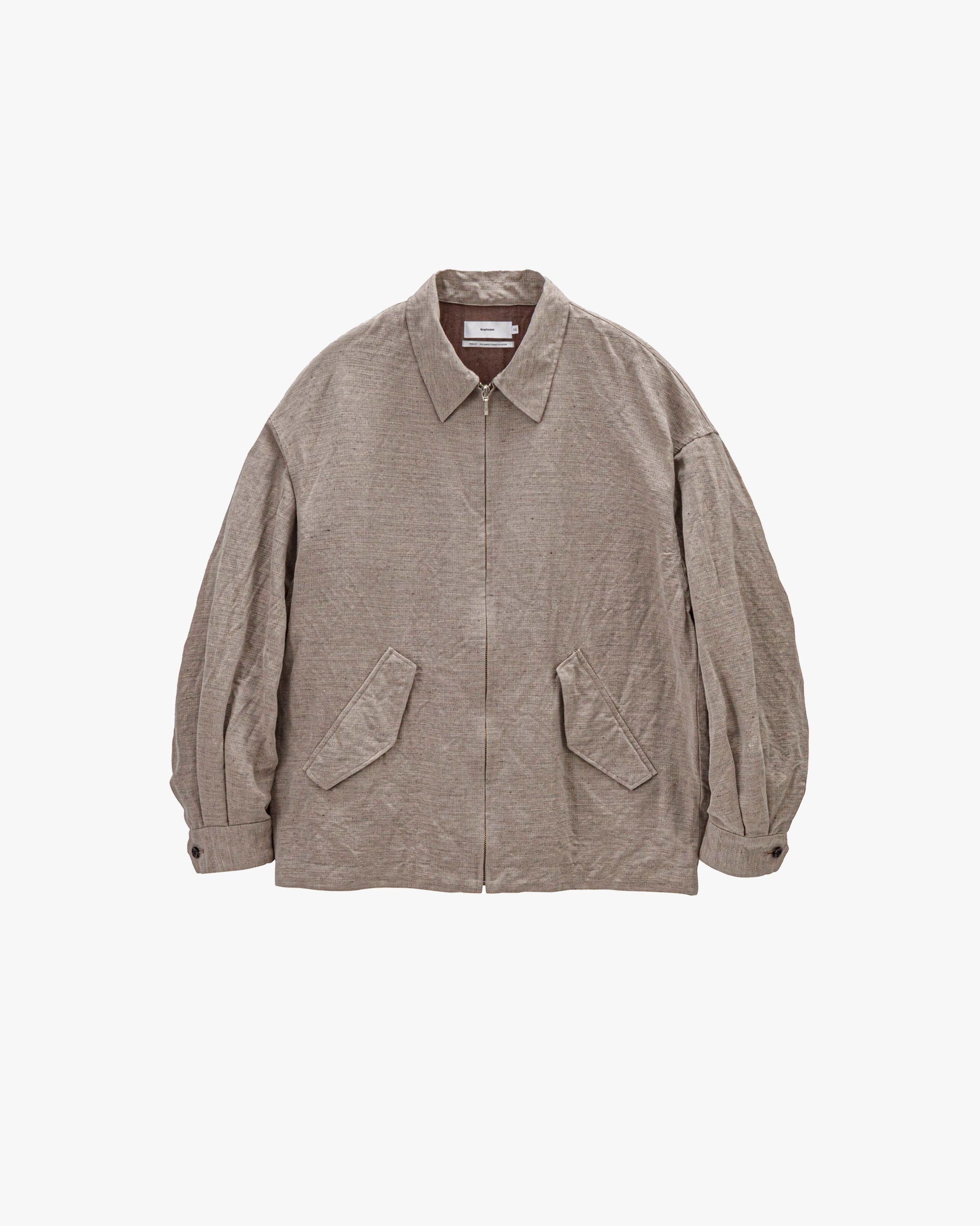 Linen Cupro Hopsack Harrington Jacket – Graphpaper