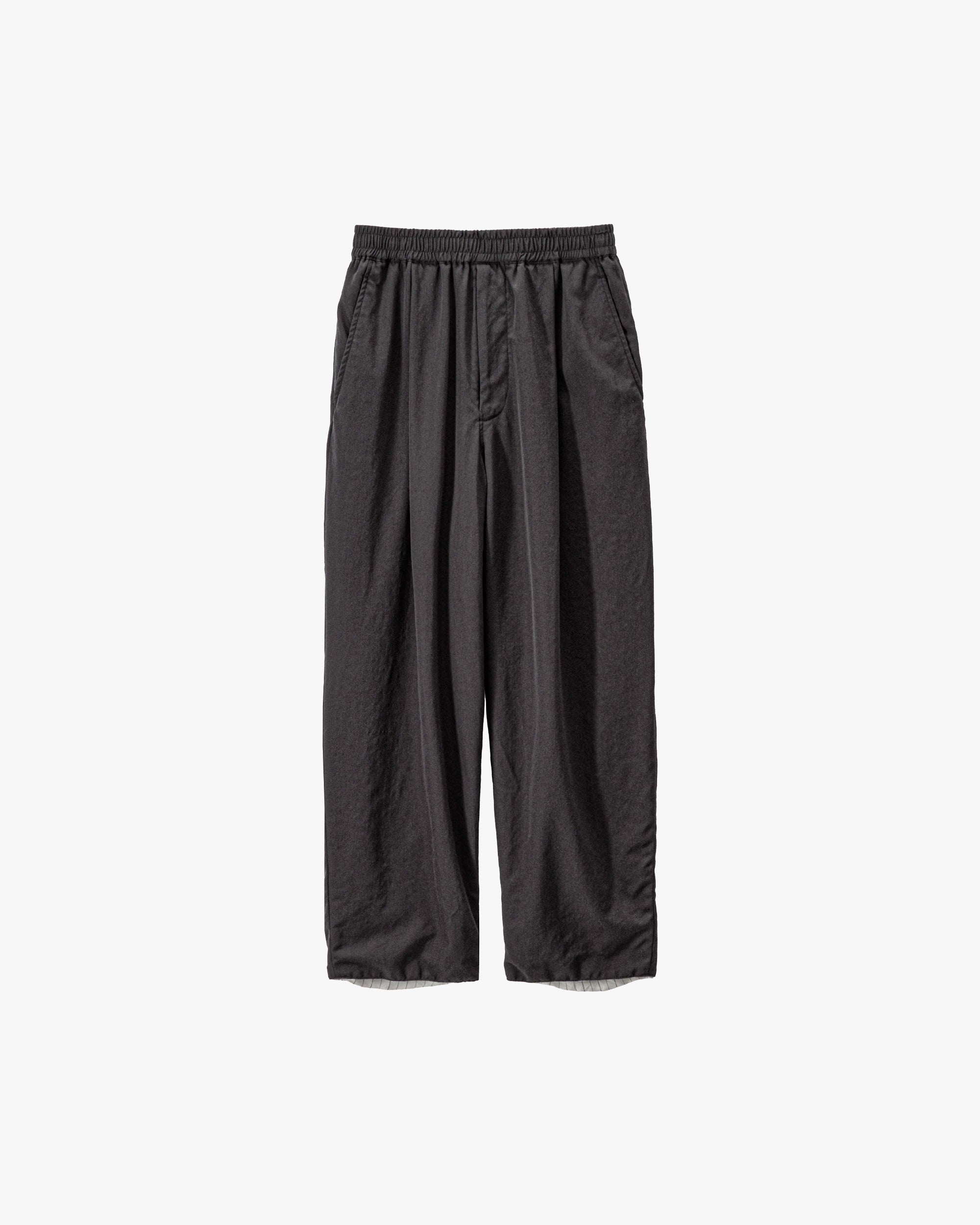 Fulled Wool Twill Wide Easy Pants – Graphpaper