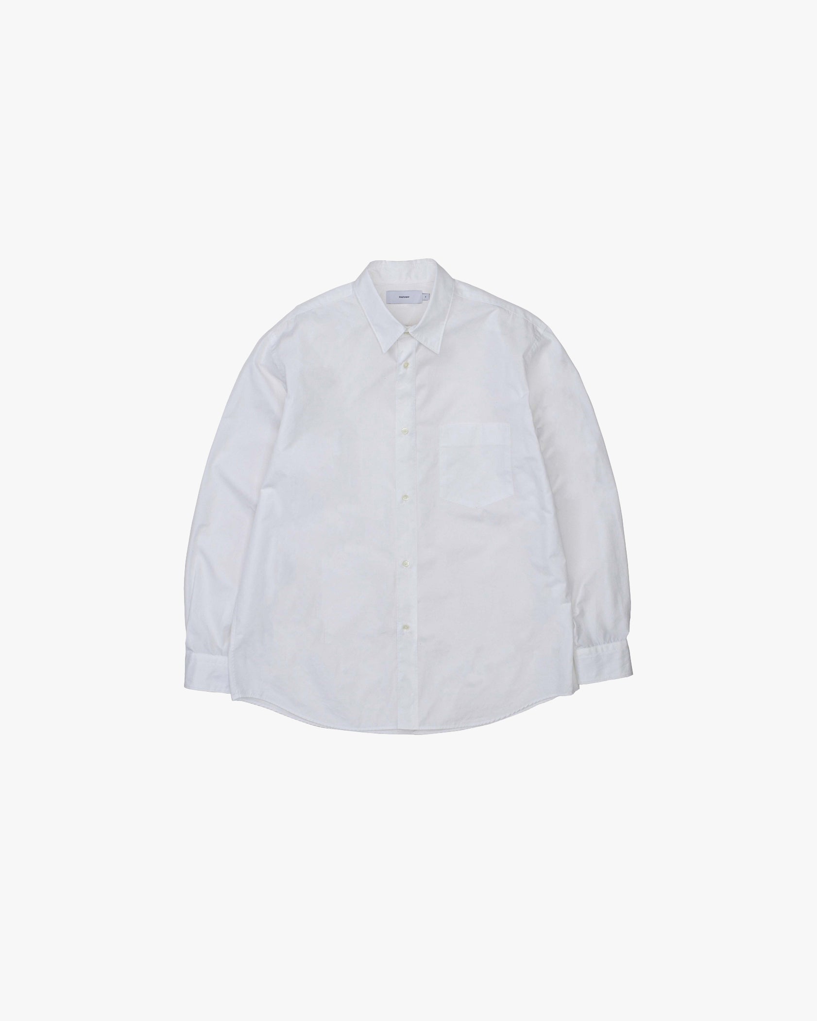 High Count Regular Collar Round Cut Oversized Shirt – Graphpaper