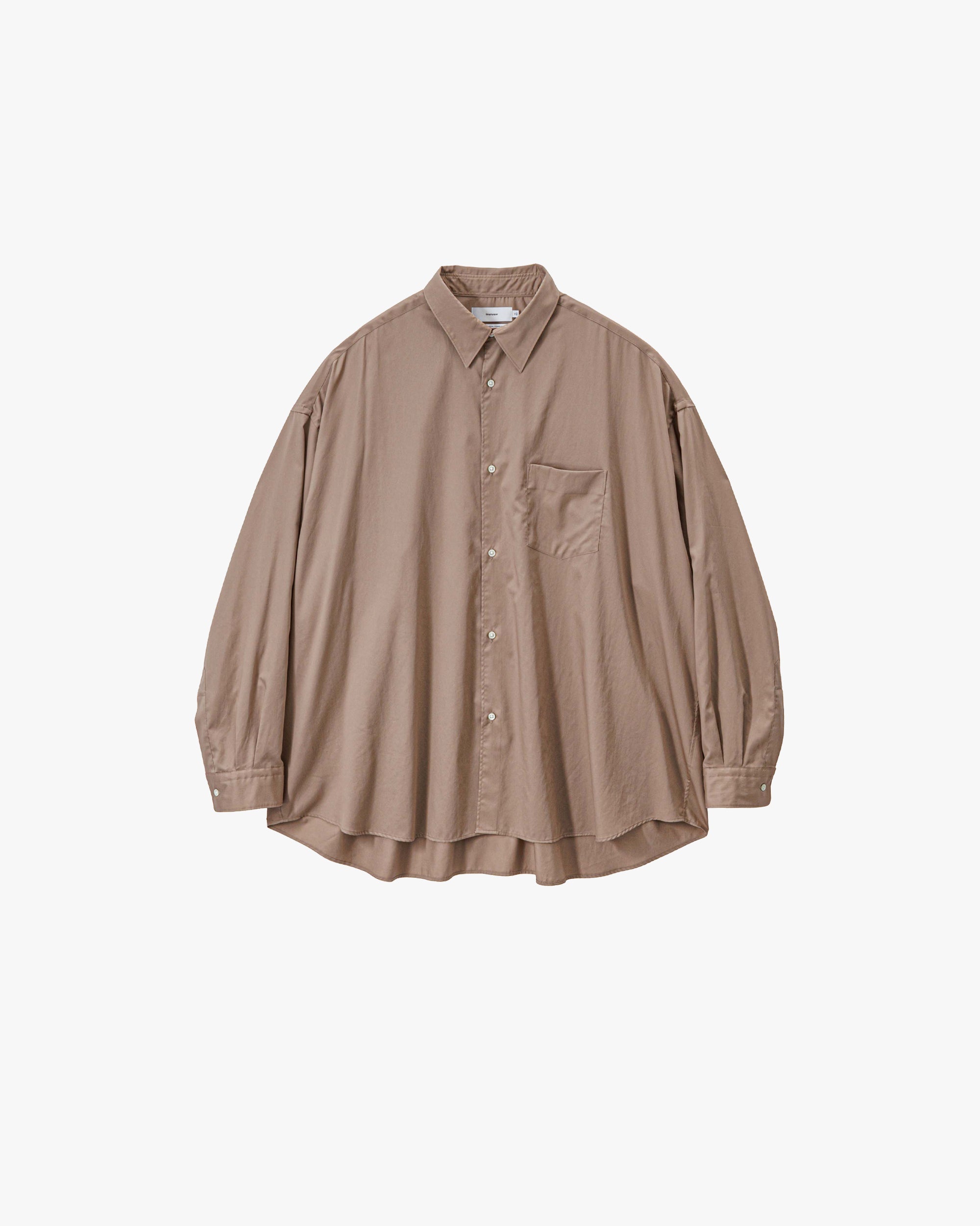 Silicon Poplin Oversized Regular Collar Shirt – Graphpaper