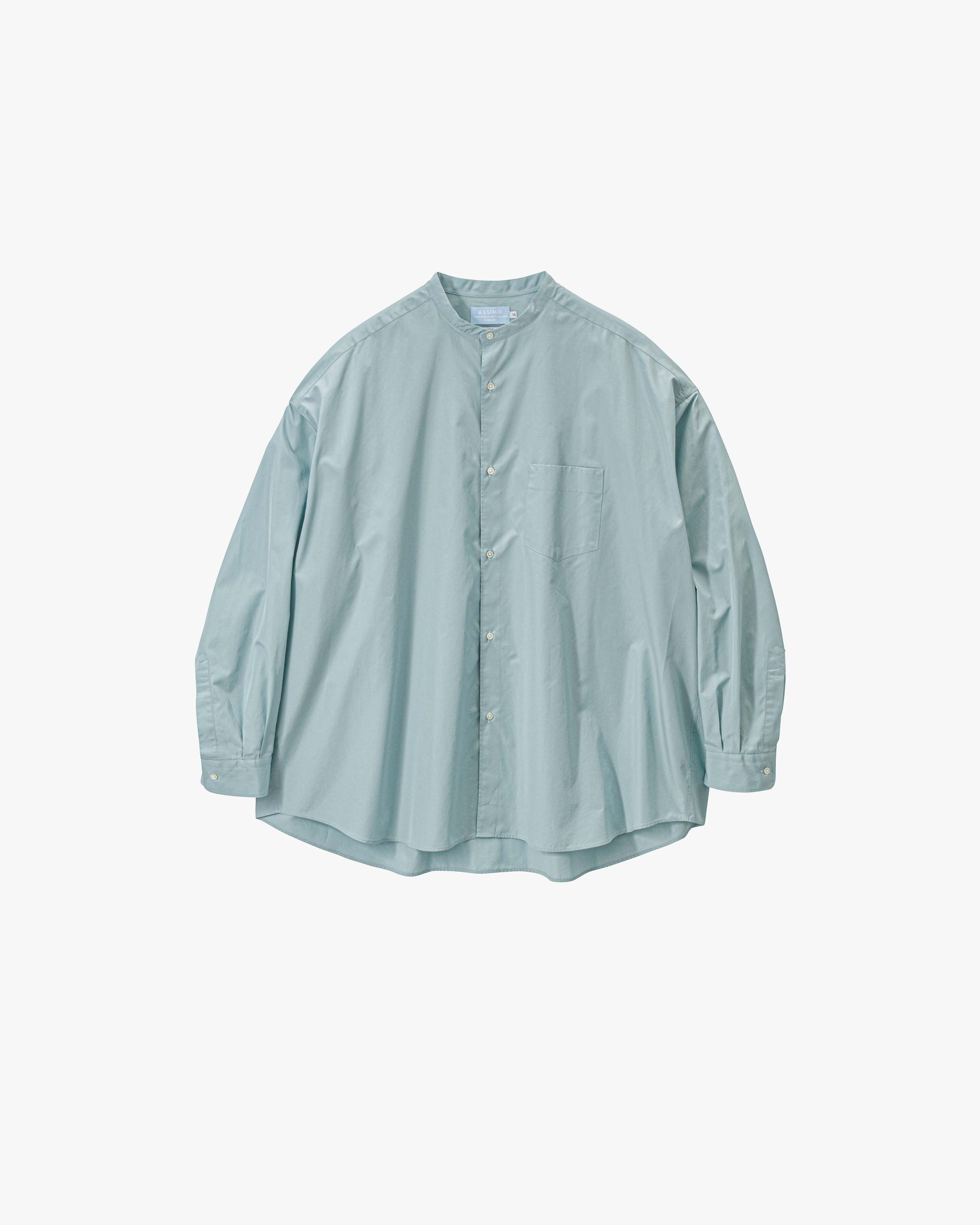 ALUMO for Graphpaper L/S Oversized Band Collar Shirt