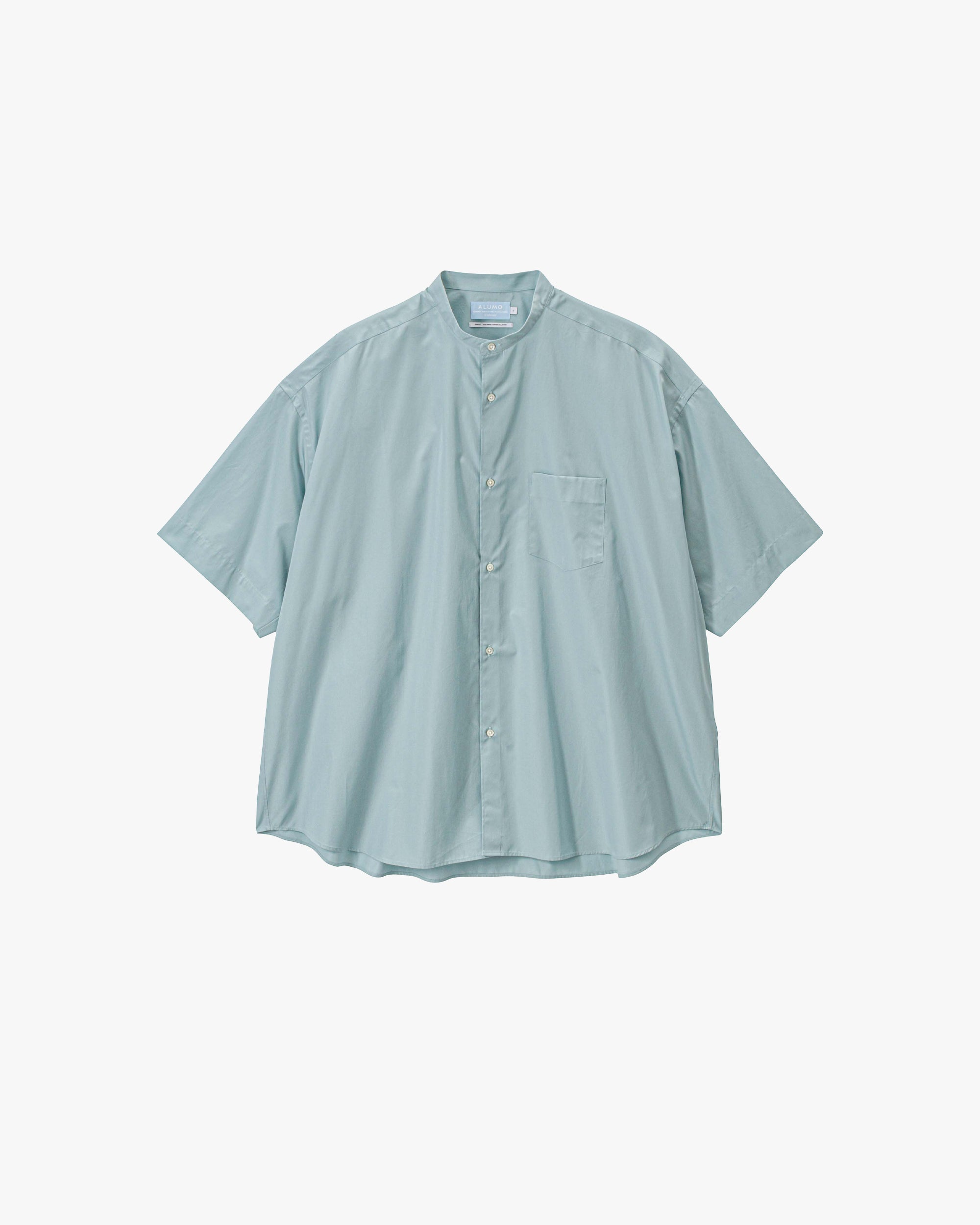 ALUMO for Graphpaper S/S Oversized Band Collar Shirt