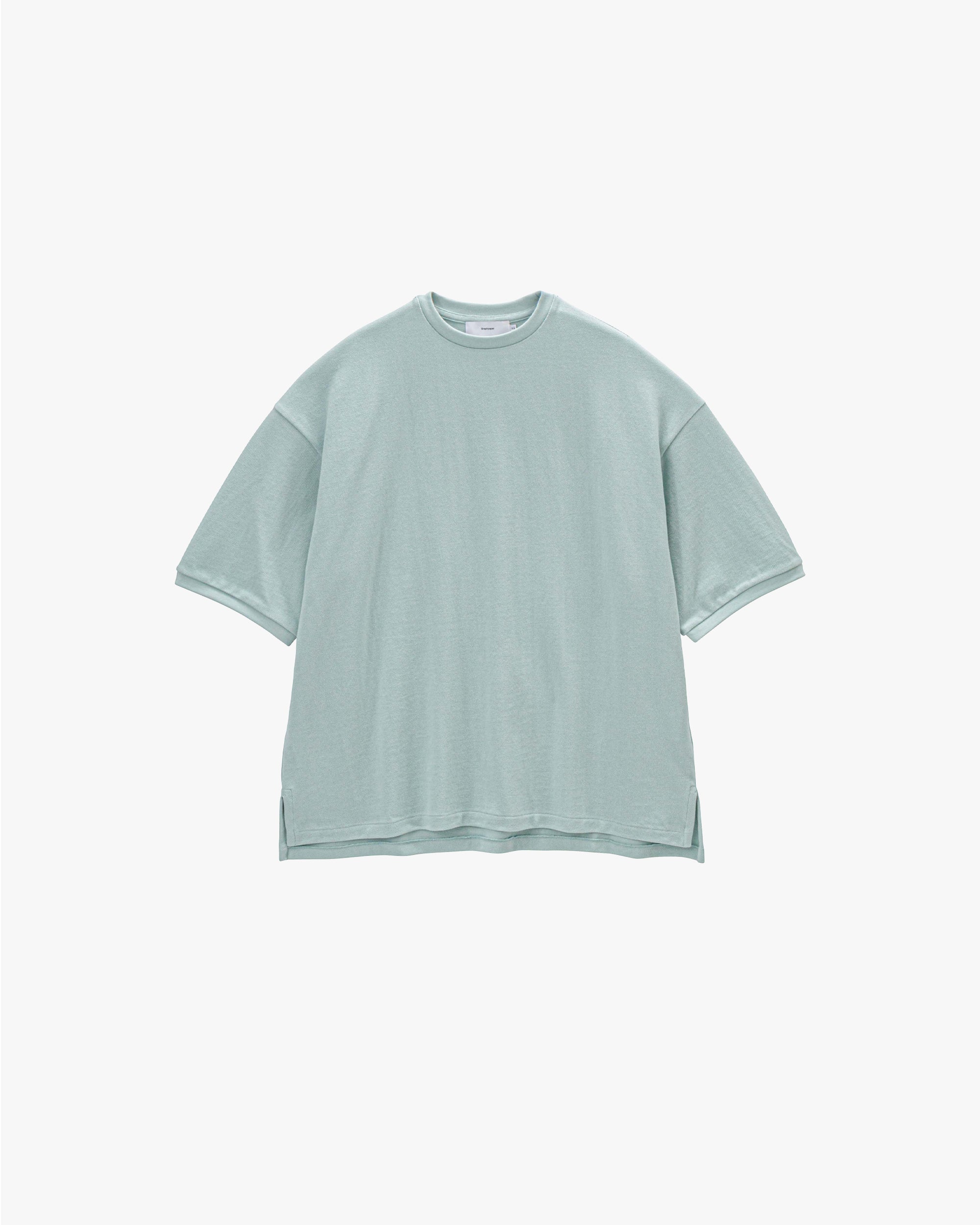 トップス Graphpaper Jacquard Crew Neck Cotton Pique Jersey Crew Neck Tee – Graphpaper