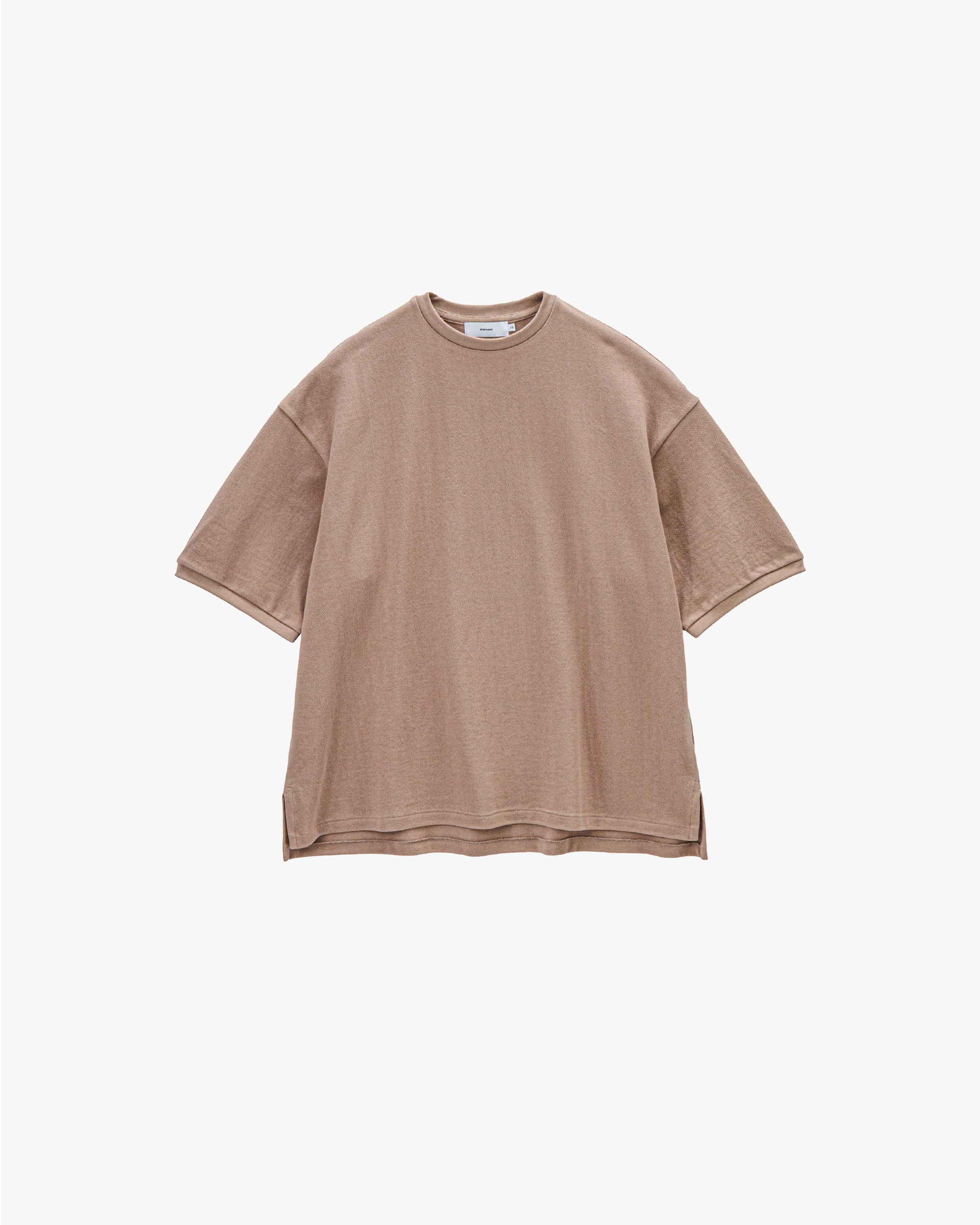 Cotton Pique Jersey Crew Neck Tee – Graphpaper
