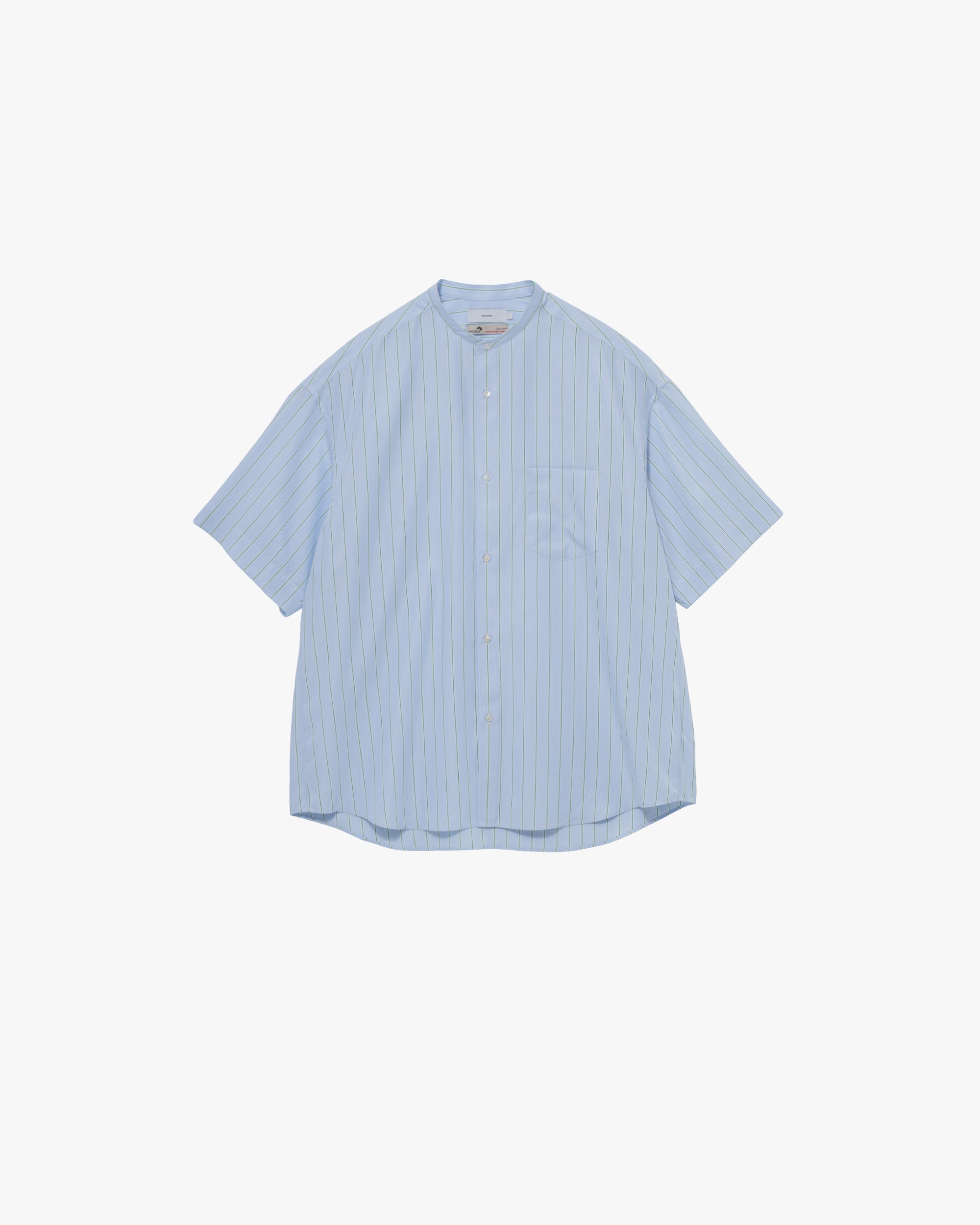 SIDOGRAS S/S Oversized Band Collar Shirt – Graphpaper