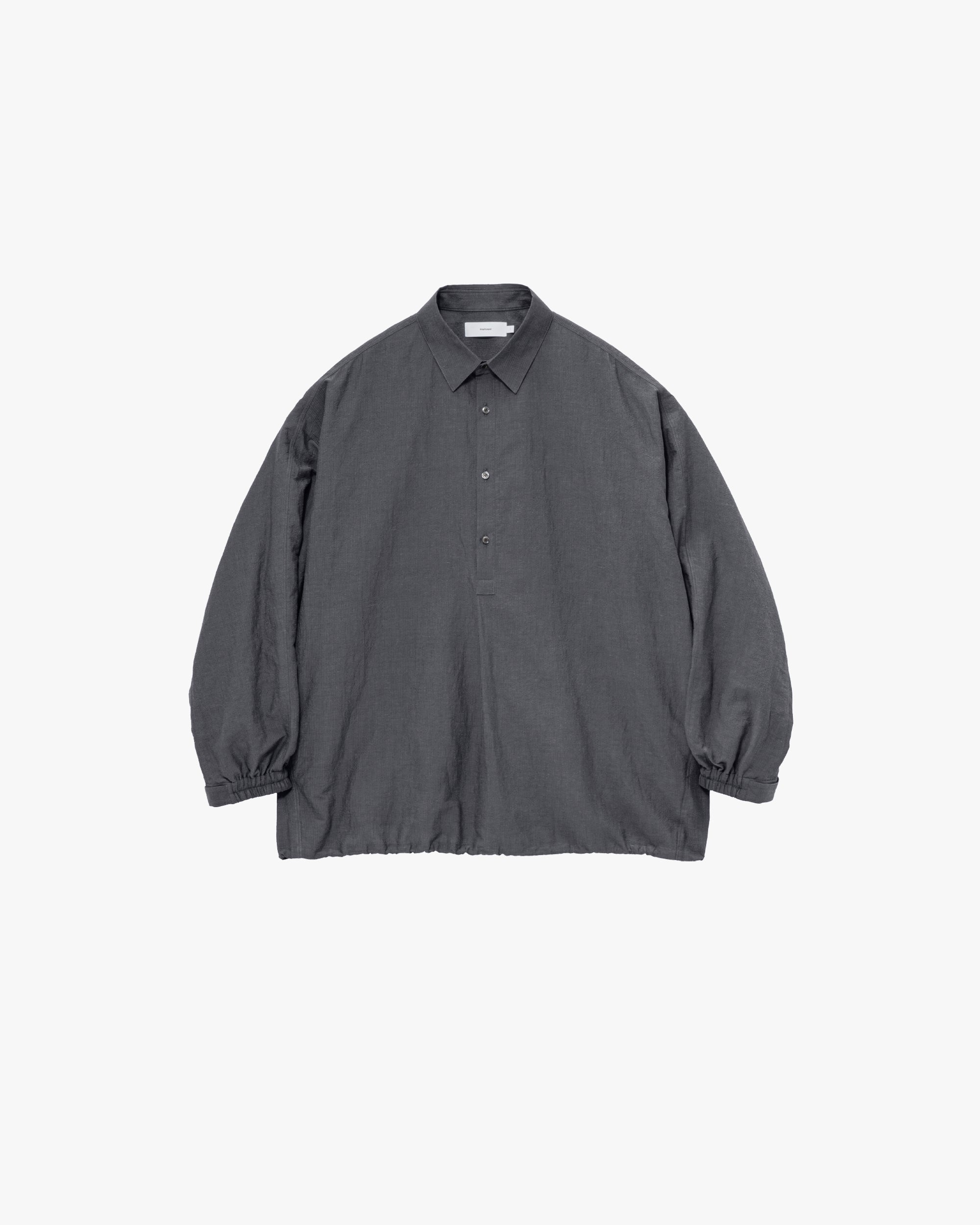 洋楽 Volkszorn / Kruppstahl Cotton Linen Seersucker L/S Pullover Shirt – Graphpaper