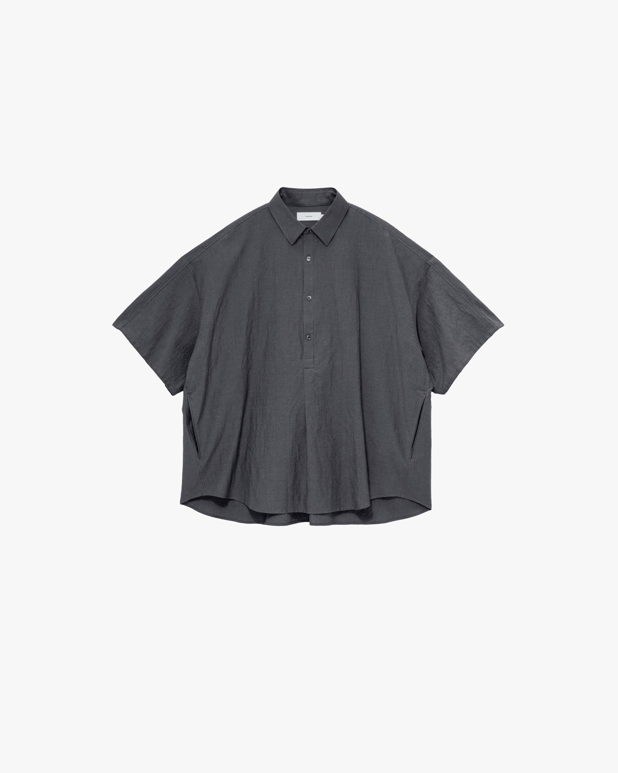 Cotton Linen Seersucker Short Sleeve Pullover Shirt – Graphpaper