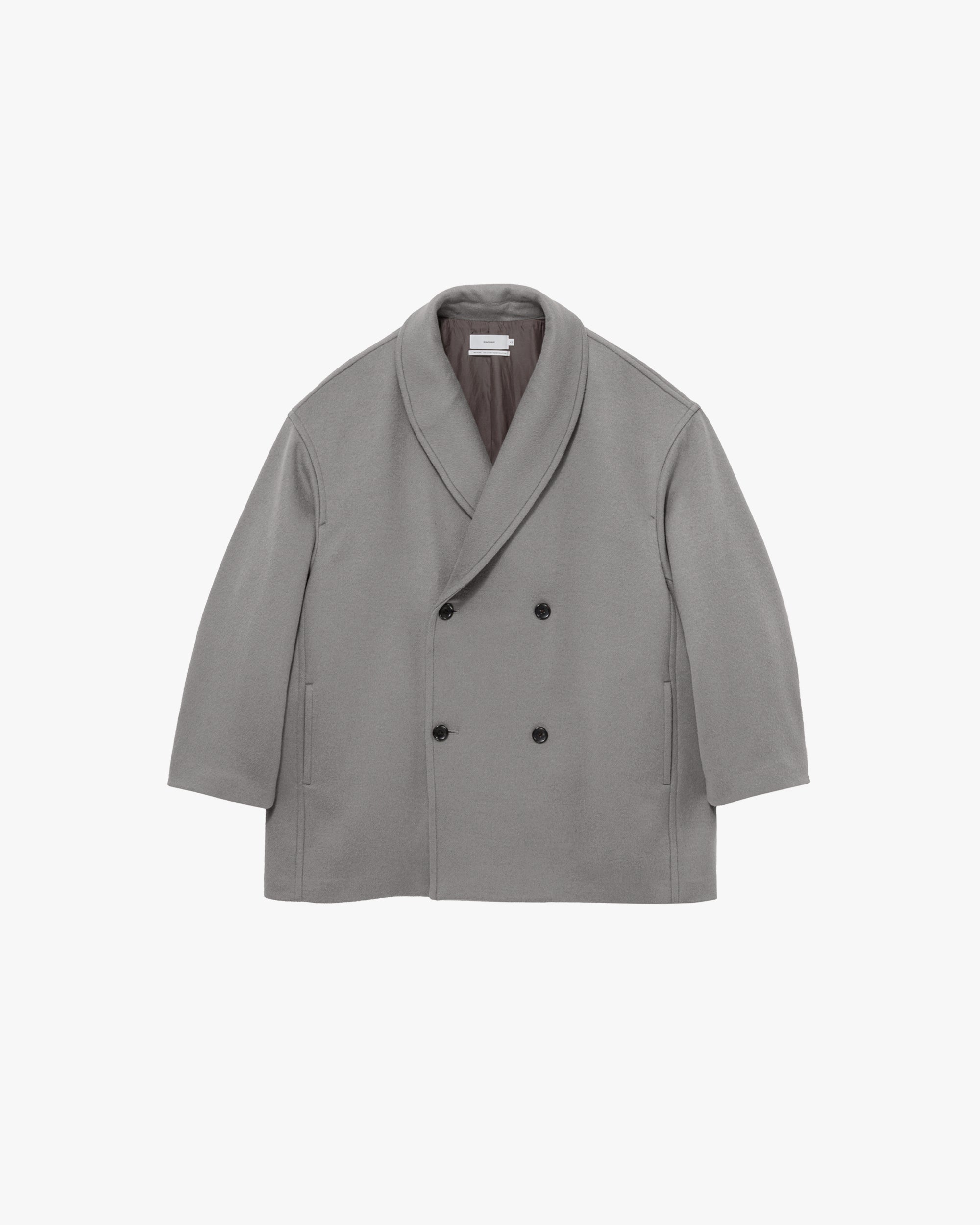 Light Melton Shawl Collar Coat – Graphpaper